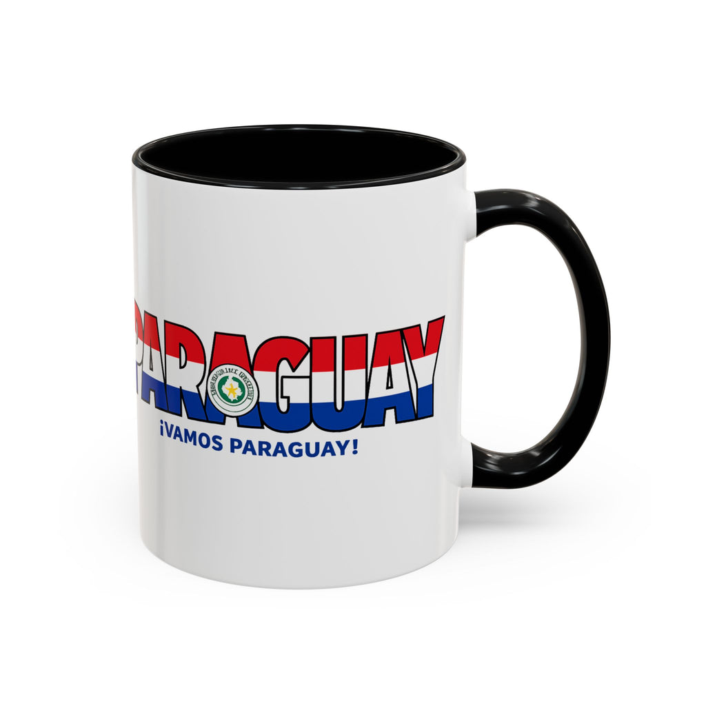 Paraguay Vamos Paraguay Mug | Accent Coffee Mug 11oz or 15oz, Soccer World Cup 2026, Gifts for Dad