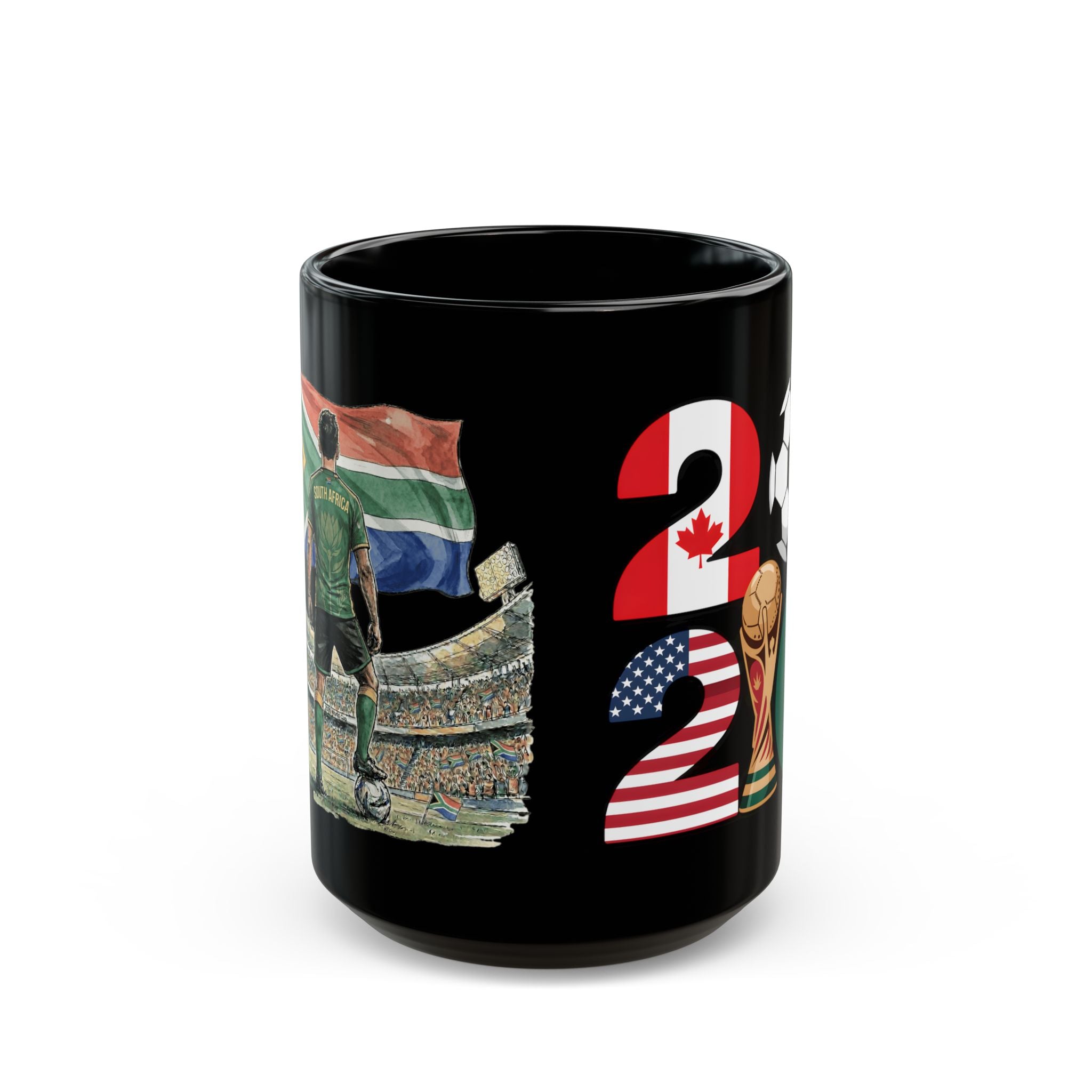 Saudi Arabia World Cup 2026 Mug, Black Ceramic Coffee Mug, Gift For Dad