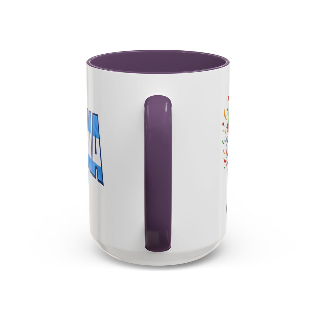 Argentina Vamos Argentina Mug | Accent Coffee Mug, Flag Text Design