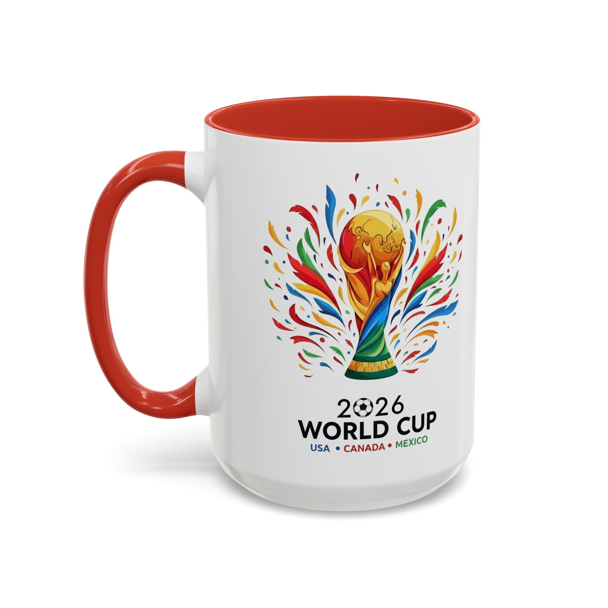 Japan Nippon Text Accent Mug | Flag Lettering Coffee Cup, World Cup 2026, Gift for Dad