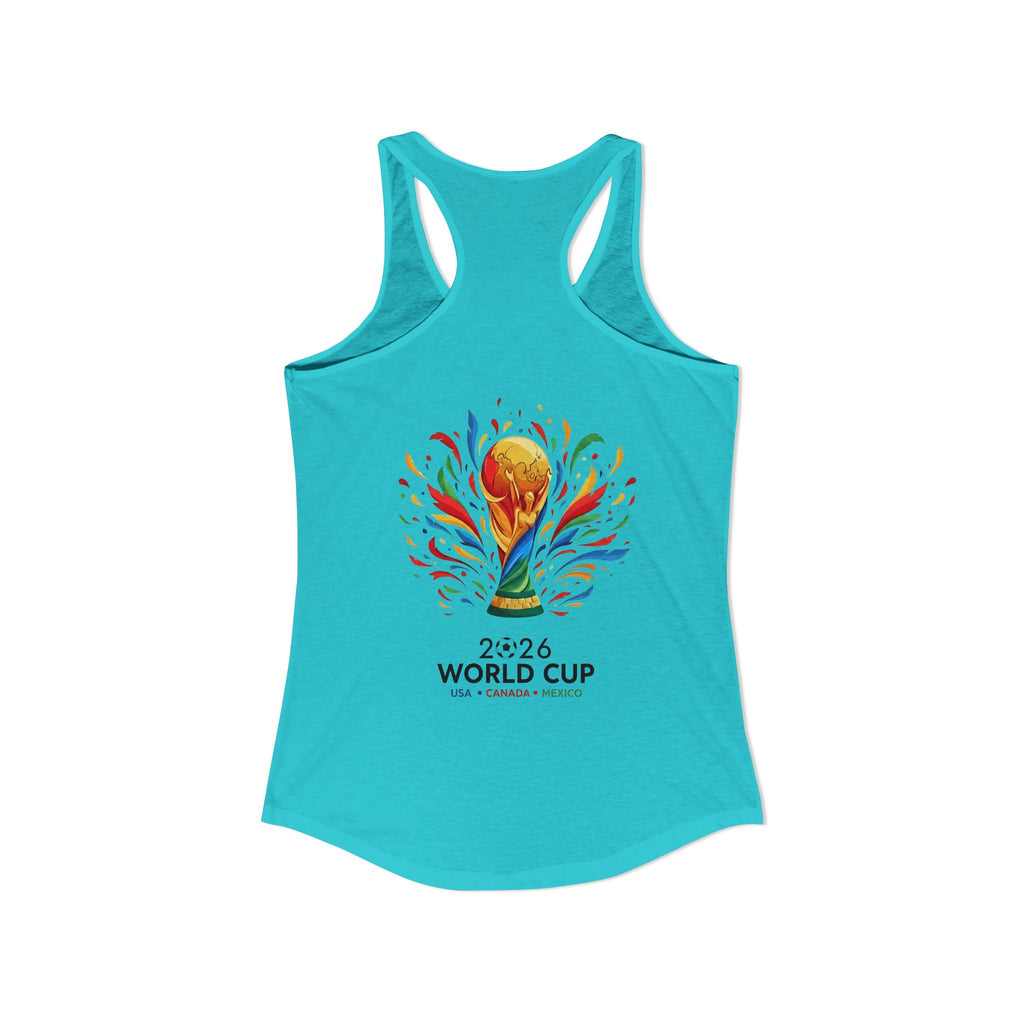 USA Women's Ideal Racerback Tank, Mother's Day Sale, World Cup 2026 Tank, Gift For Mom