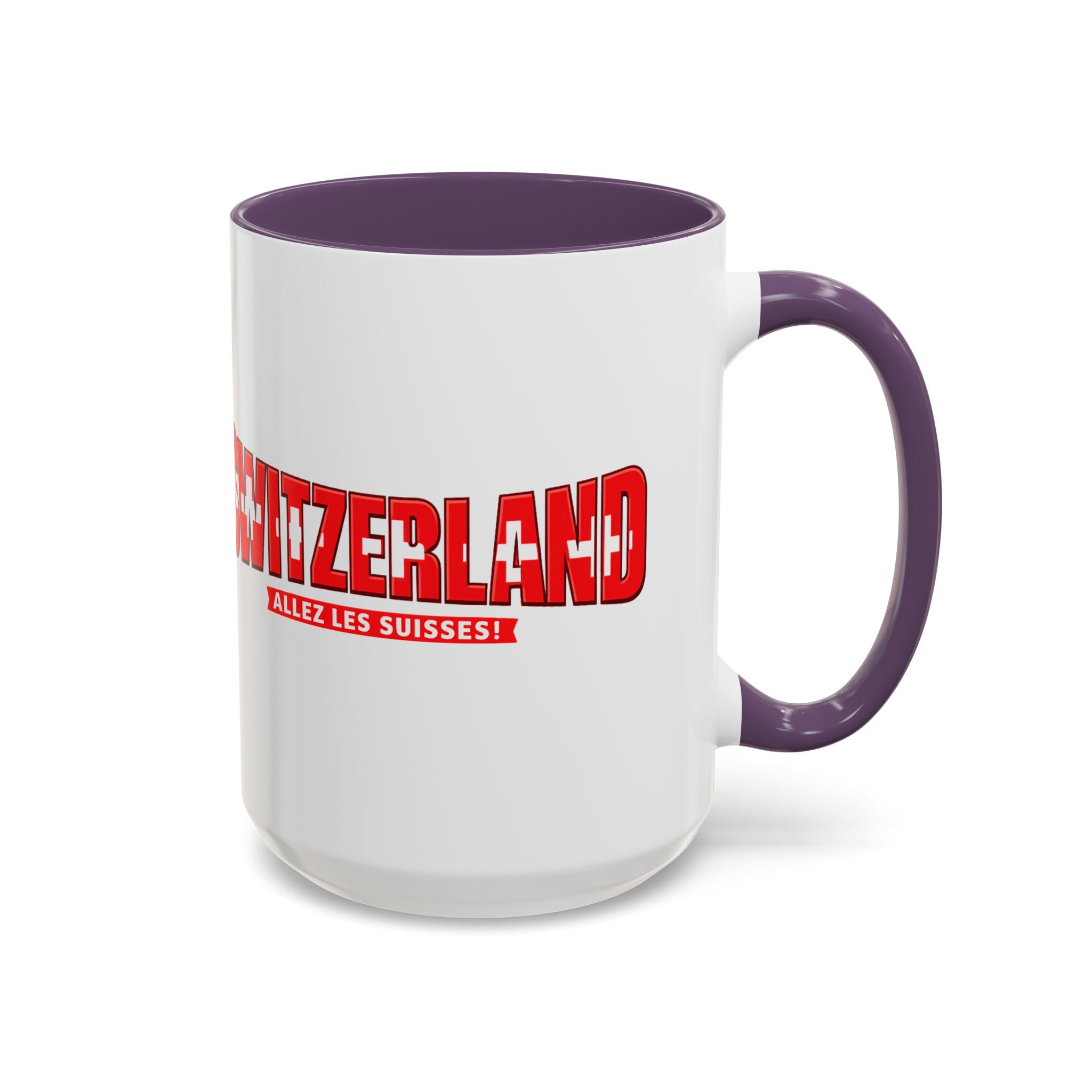 Switzerland Soccer Typography Mug | Accent Coffee Mug 11oz 15oz, Soccer World Cup 2026, Gift for Dad