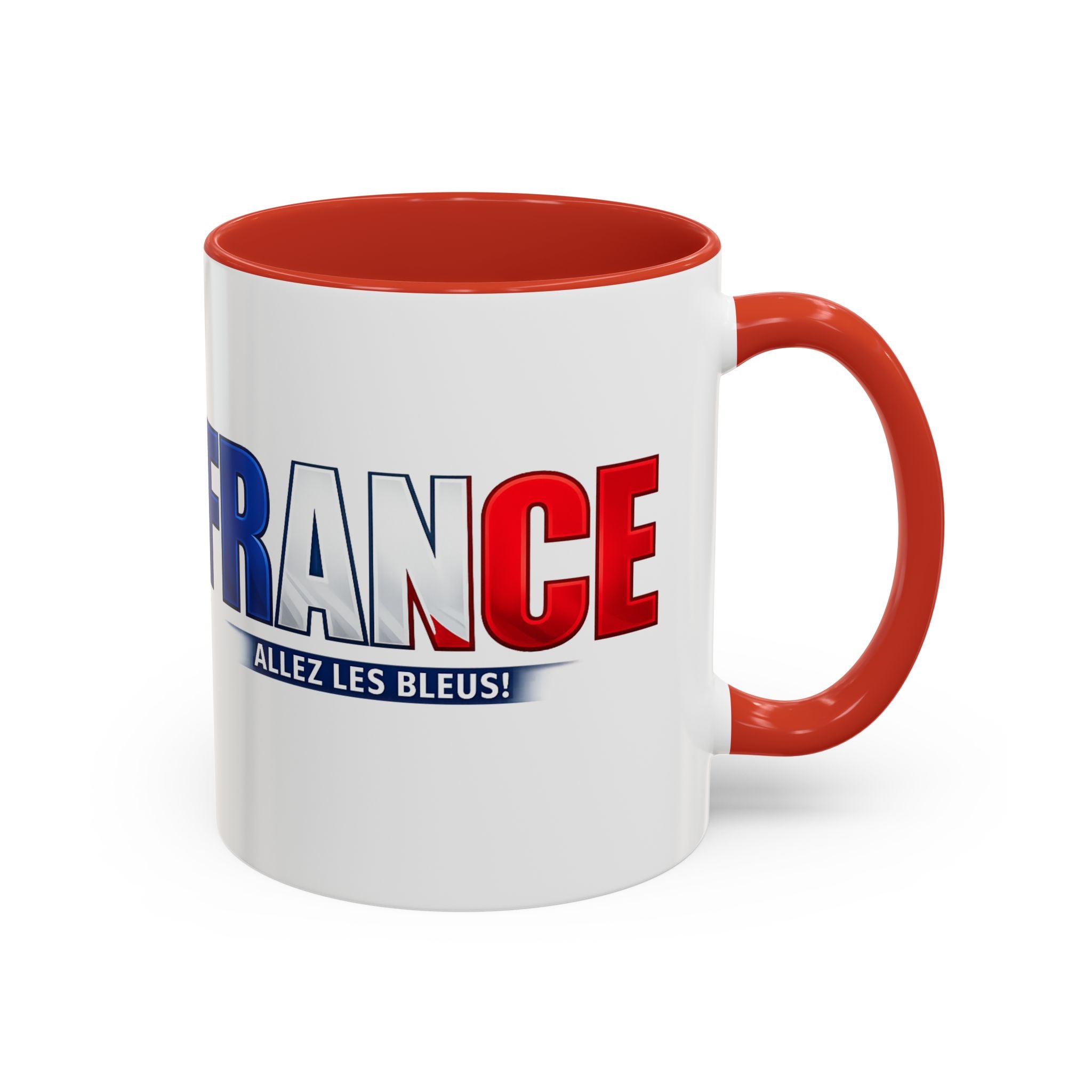 France Tricolor Logo Coffee Mug | Accent Coffee Mug 11oz 15oz, Worl Cup 2026, Gift for mom and dad