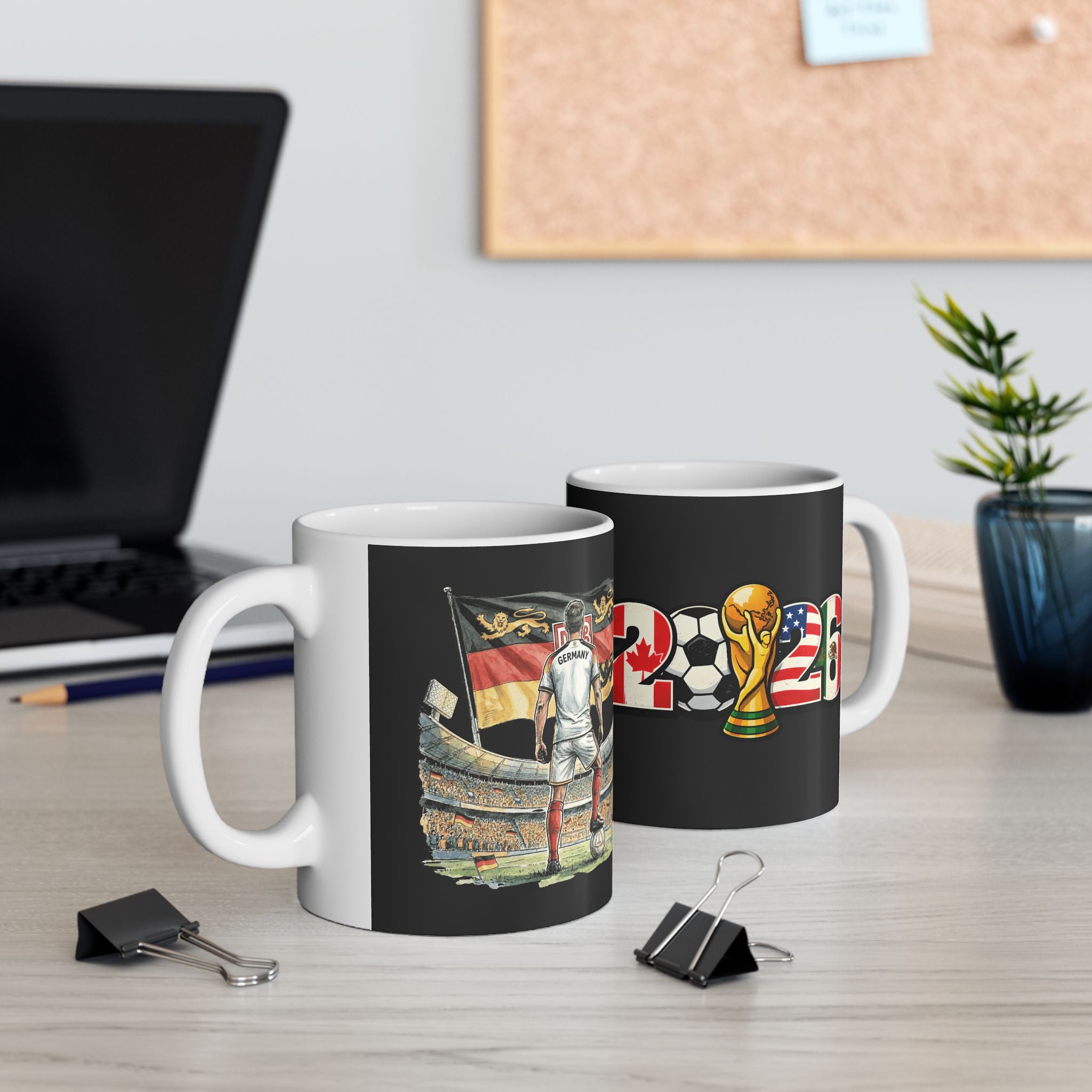 Germany World Cup 2026 Mug, Ceramic Mug, Germany Flag, Sports Fan Gift