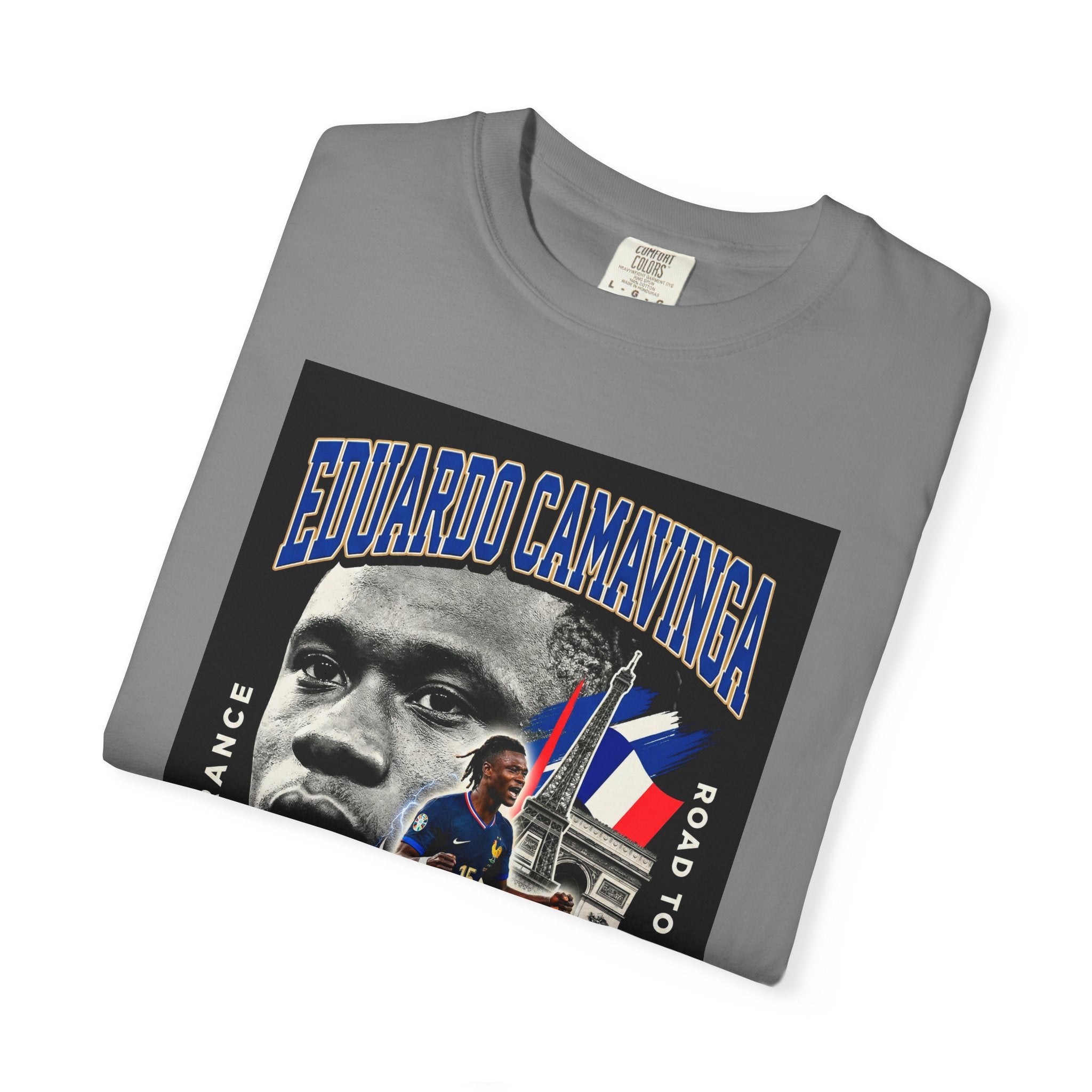 Eduardo Camavinga Soccer Player T-Shirt | 2026 World Cup Back Print, France Soccer T-shirt, Gift for him, Collectible