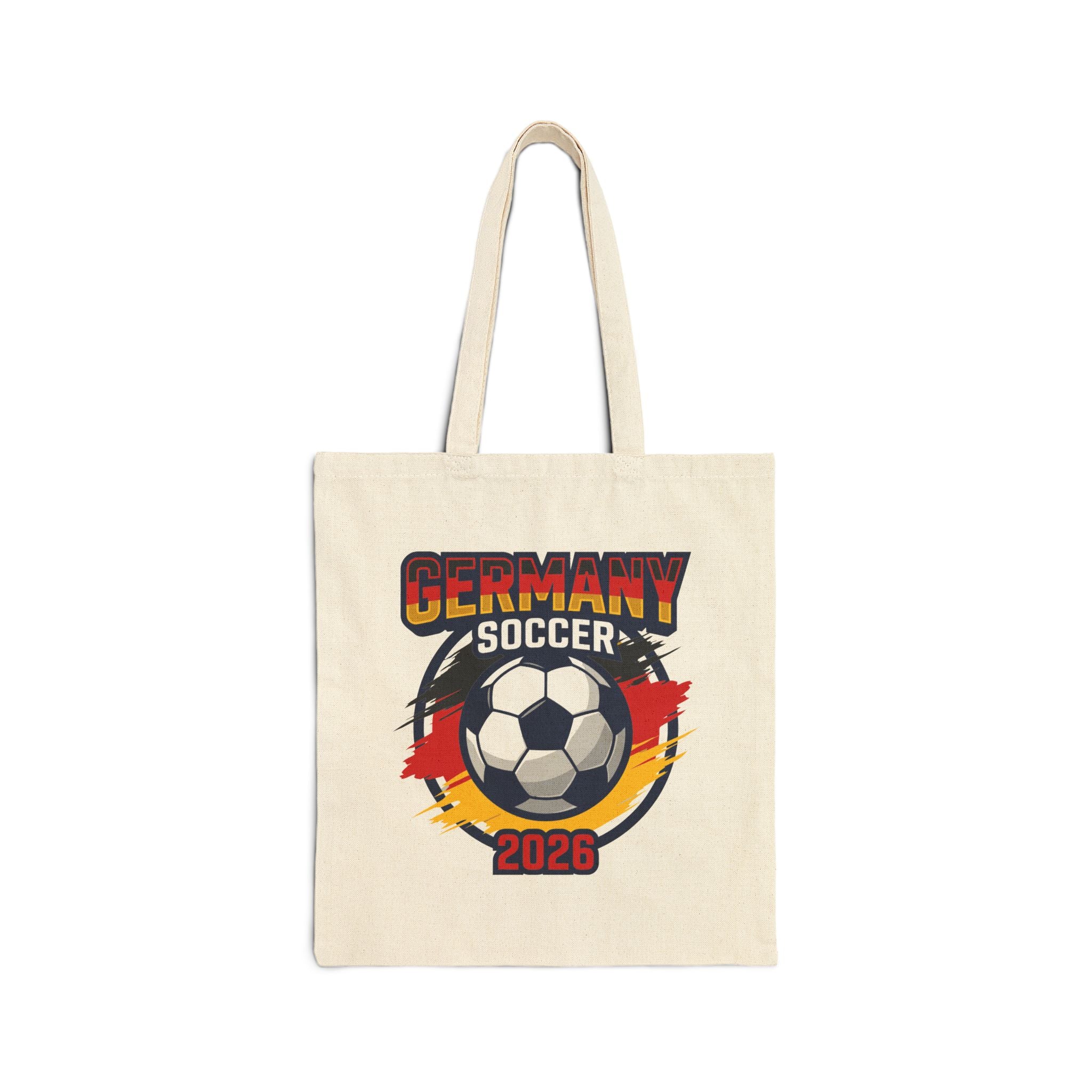 Germany Soccer 2026 Tote Bag, World Cup Flag Soccer Ball Design, Mother's Day Gift