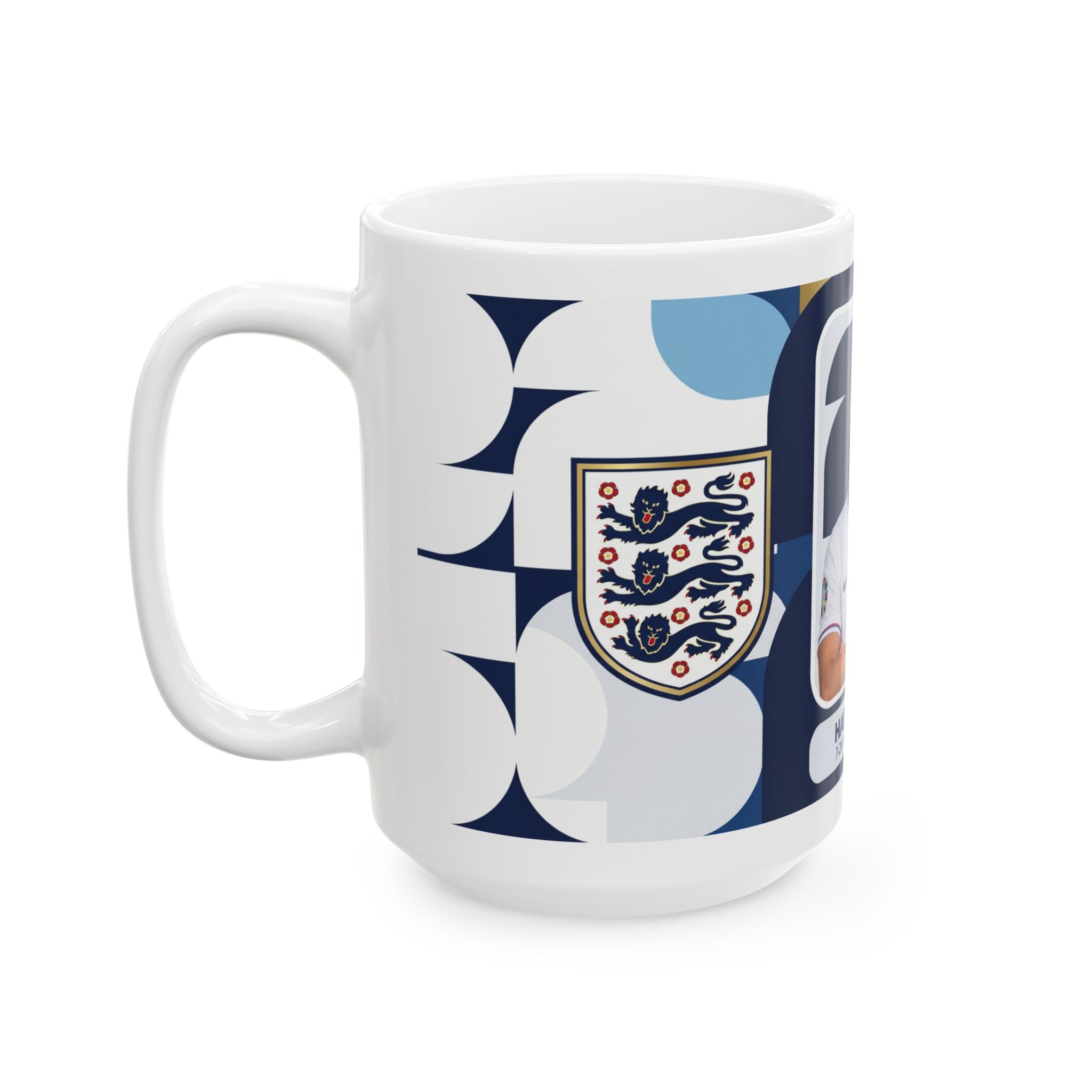 Harry Kayne England Soccer Ceramic Cup — England Football Team Collectible (11oz, 15oz), World Cup 2026 Mugs