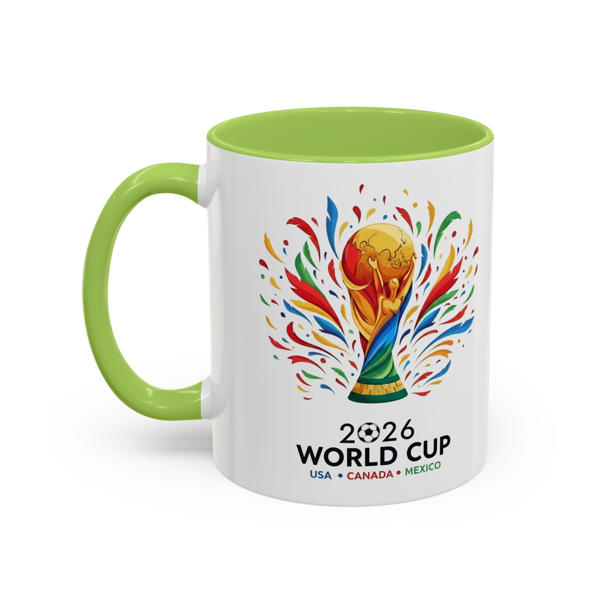 Egypt 2026 Soccer World Cup Accent Coffee Mug | Egypt 2026 Football Flag Design, Soccer World Cup 2026, Gift for Dad