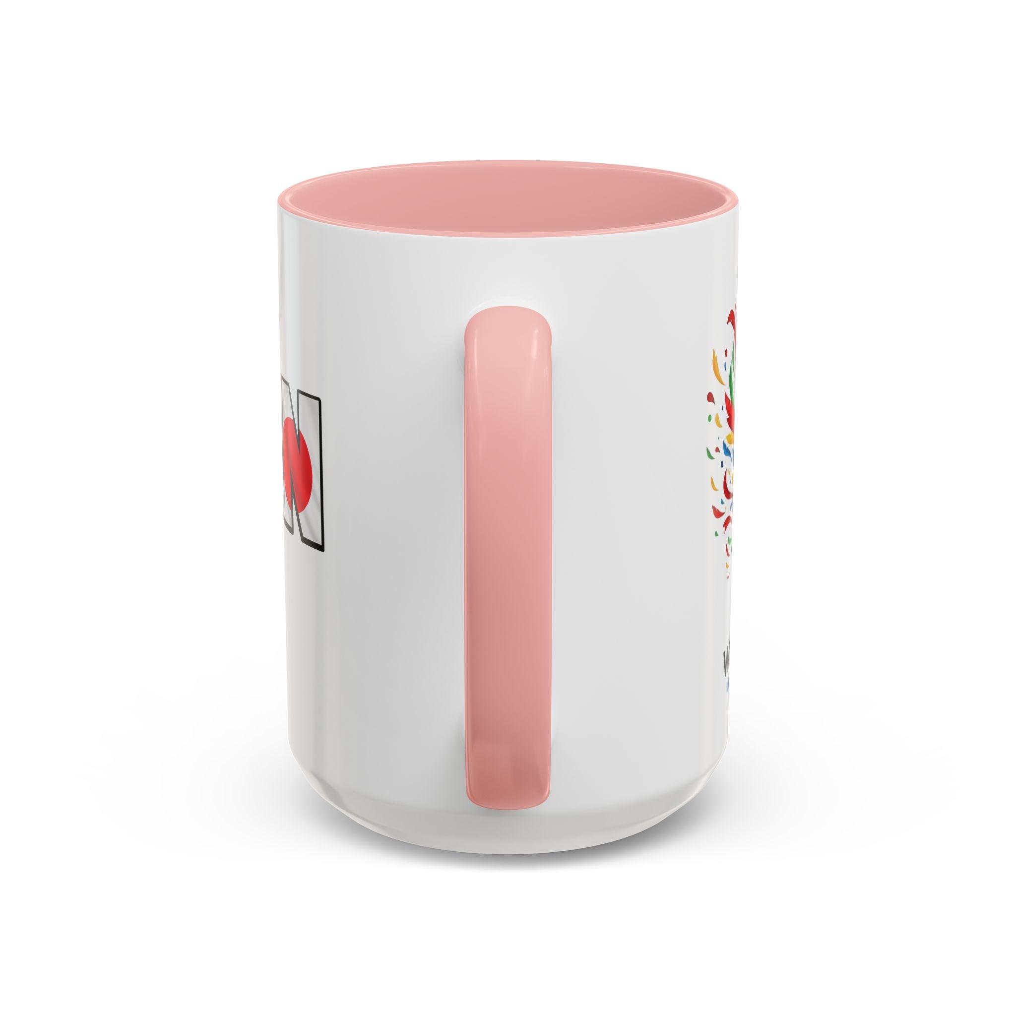 Japan Nippon Text Accent Mug | Flag Lettering Coffee Cup, World Cup 2026, Gift for Dad