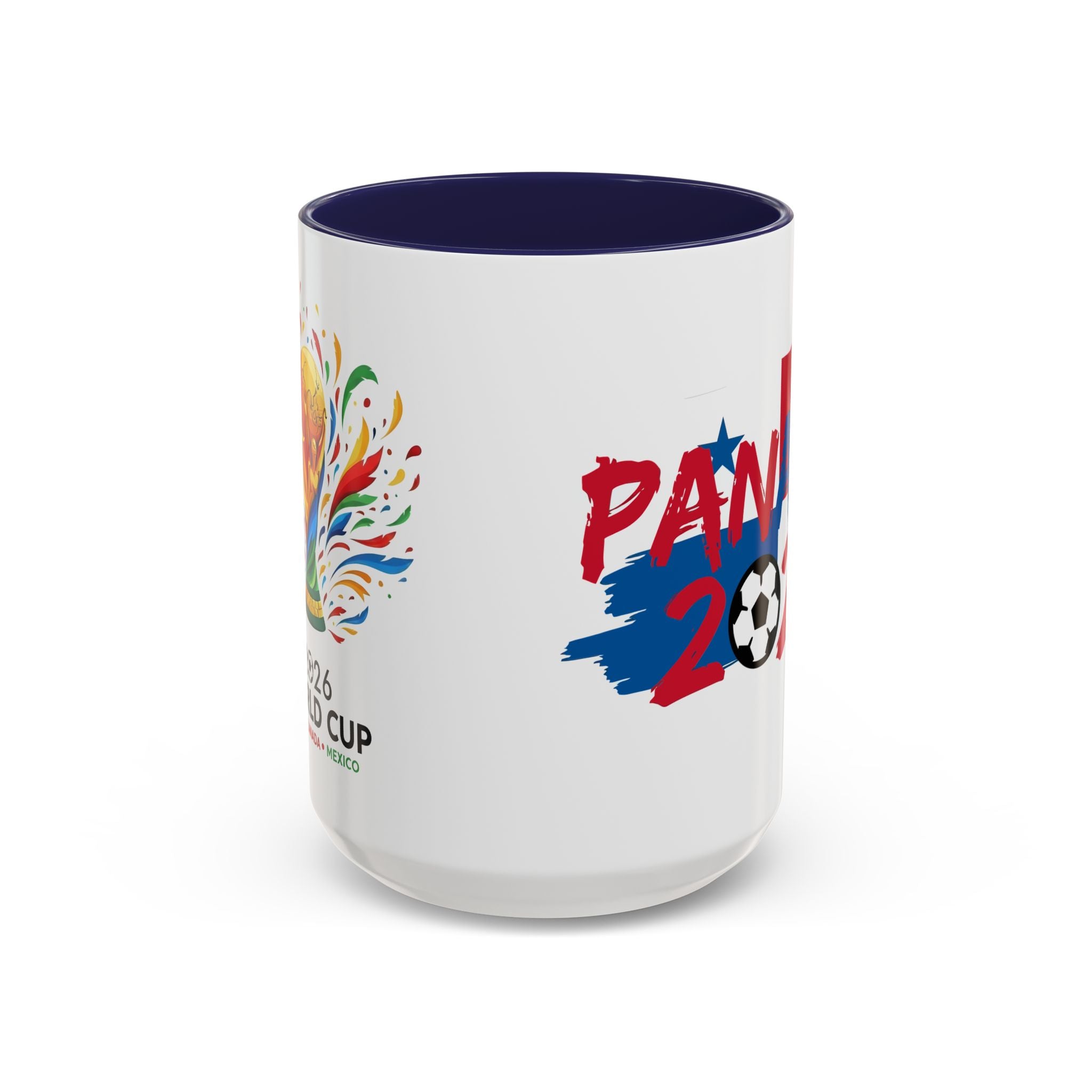 Panama 2026 Soccer Logo Accent Mug | 11oz 15oz, World Cup 2026, Gift for Dad