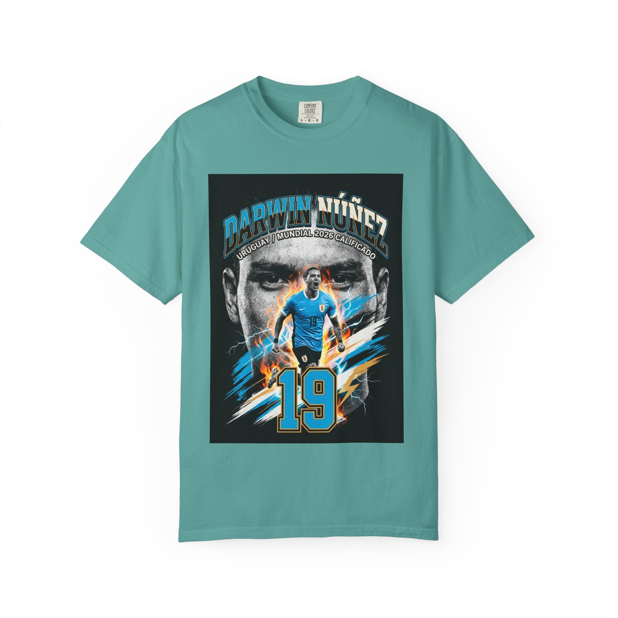 Darwin Núñez 19 Soccer Player T-Shirt | 2026 World Cup Tee, Uruguay Flag, Gift for him, Collectible