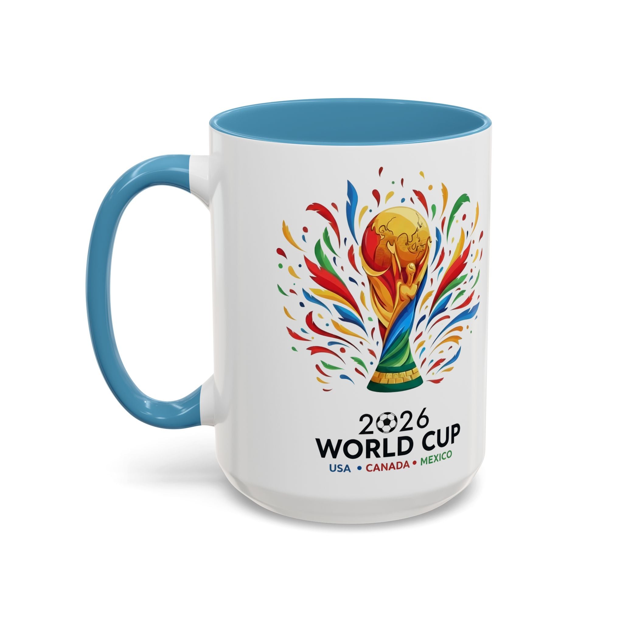 Portugal flag lettering Accent Coffee Mug | Portugal souvenir mug, Soccer World Cup 2026, Gift for Dad