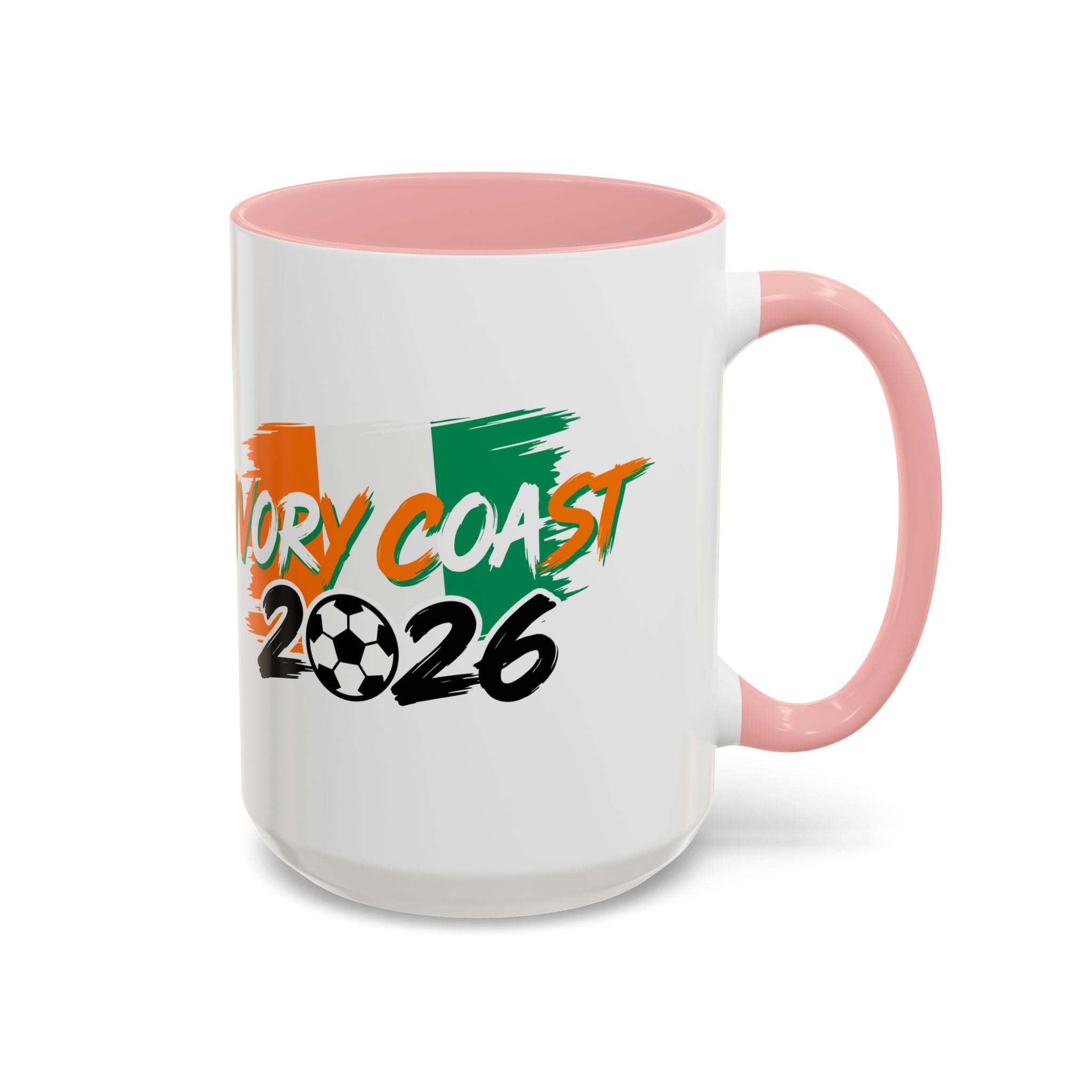 Ivory Coast 2026 Soccer Logo Mug | Accent Coffee Mug 11oz 15oz,Soccer World Cup 2026, Gifts for Dad