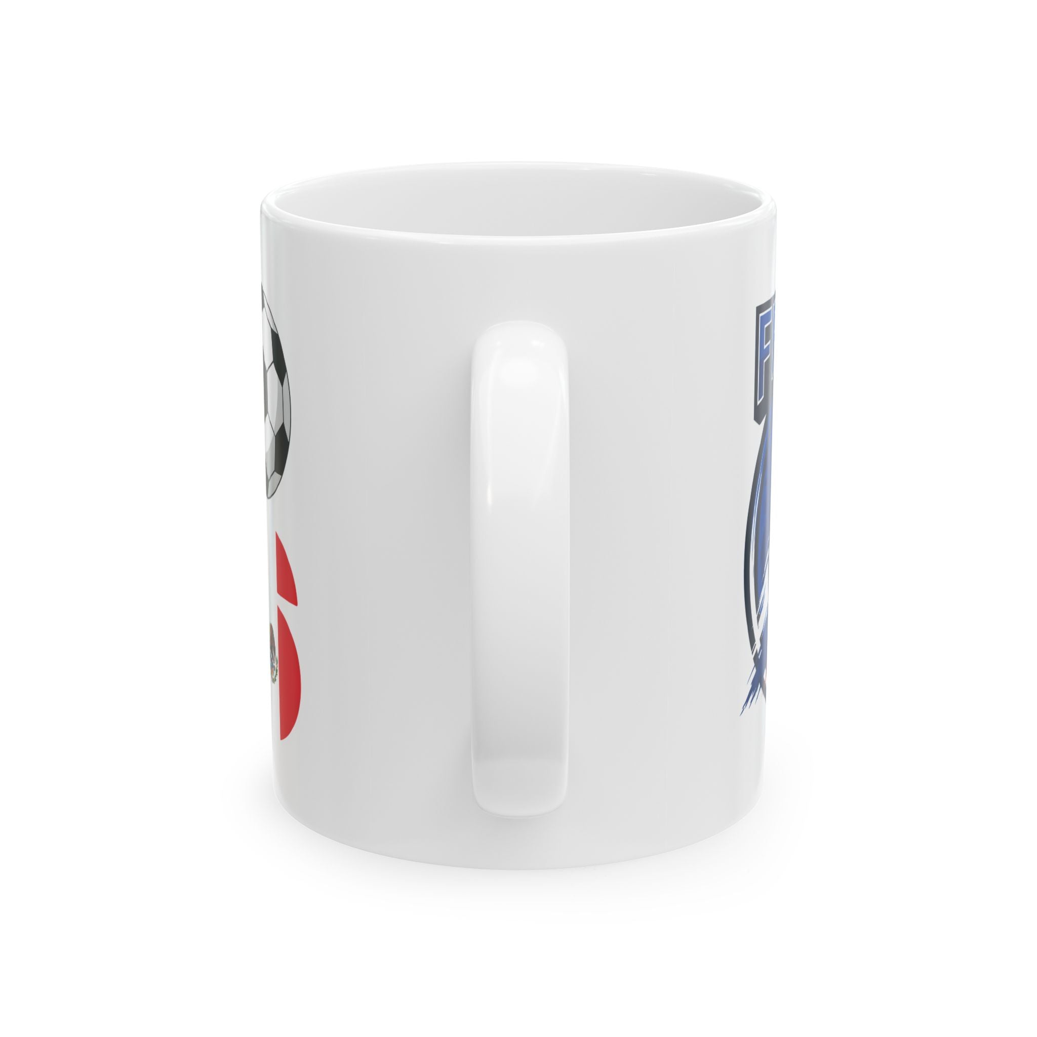 France Soccer Flag Crest Mug | World Cup 2026 Ceramic Mug, Gift For Dad
