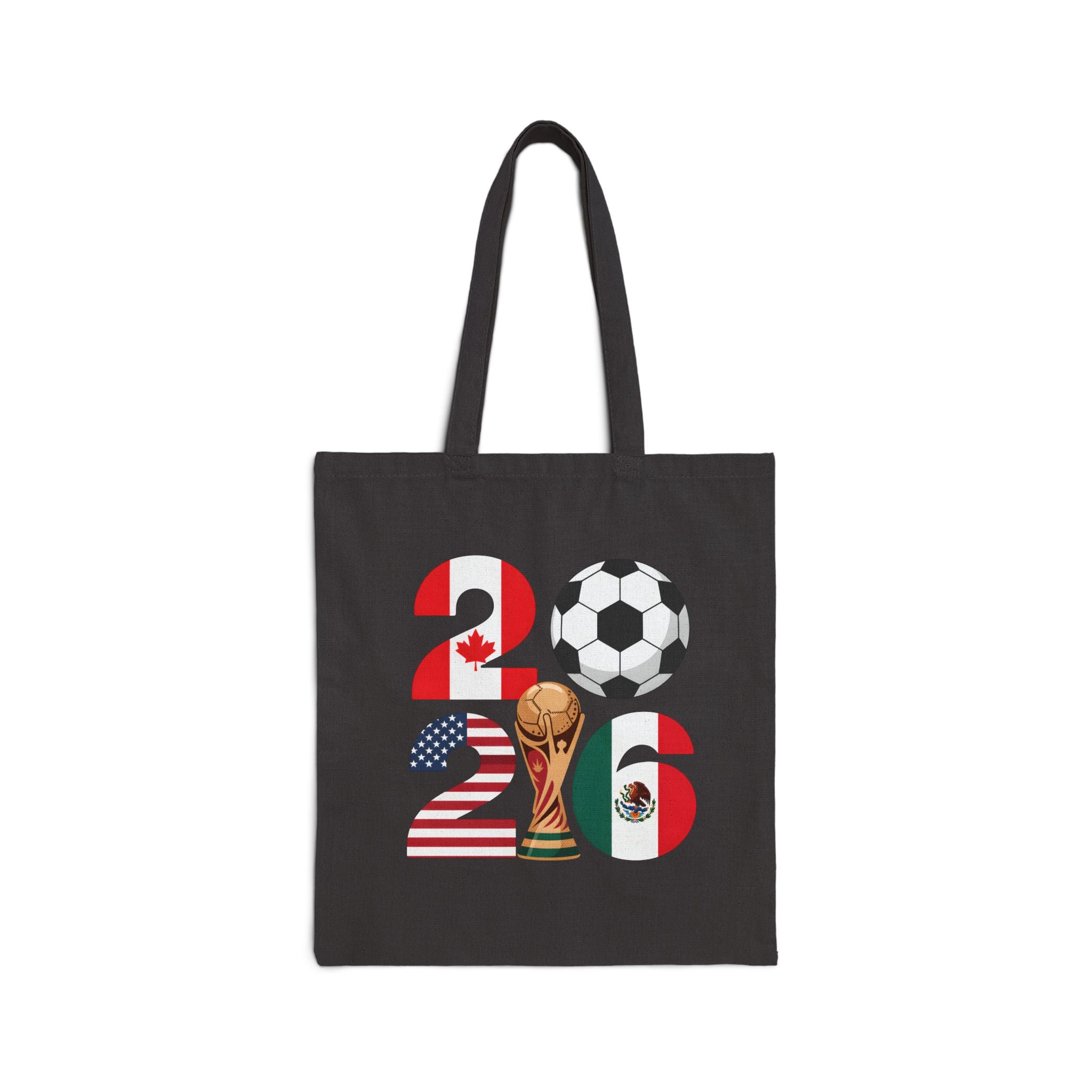 Croatia Soccer 2026 Tote, World Cup Soccer Ball Canvas Tote, Mother's Day Gift
