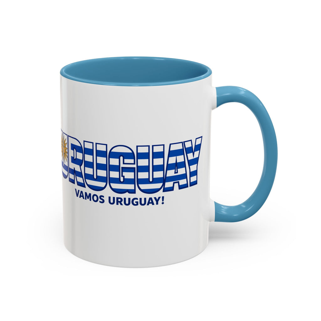 Uruguay Vamos Uruguay Mug | Accent Coffee Mug 11oz 15oz, Soccer World Cup, Gift for Dad