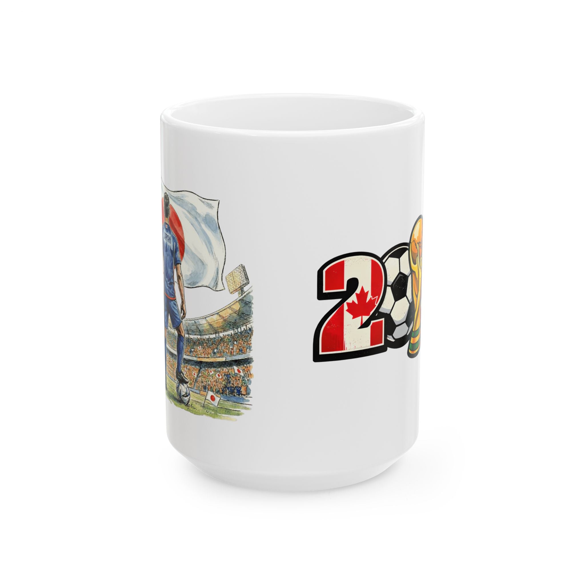 Japan World Cup 2026 Mug, Ceramic Cup, Japan Flag, Gift For Soccer Fan