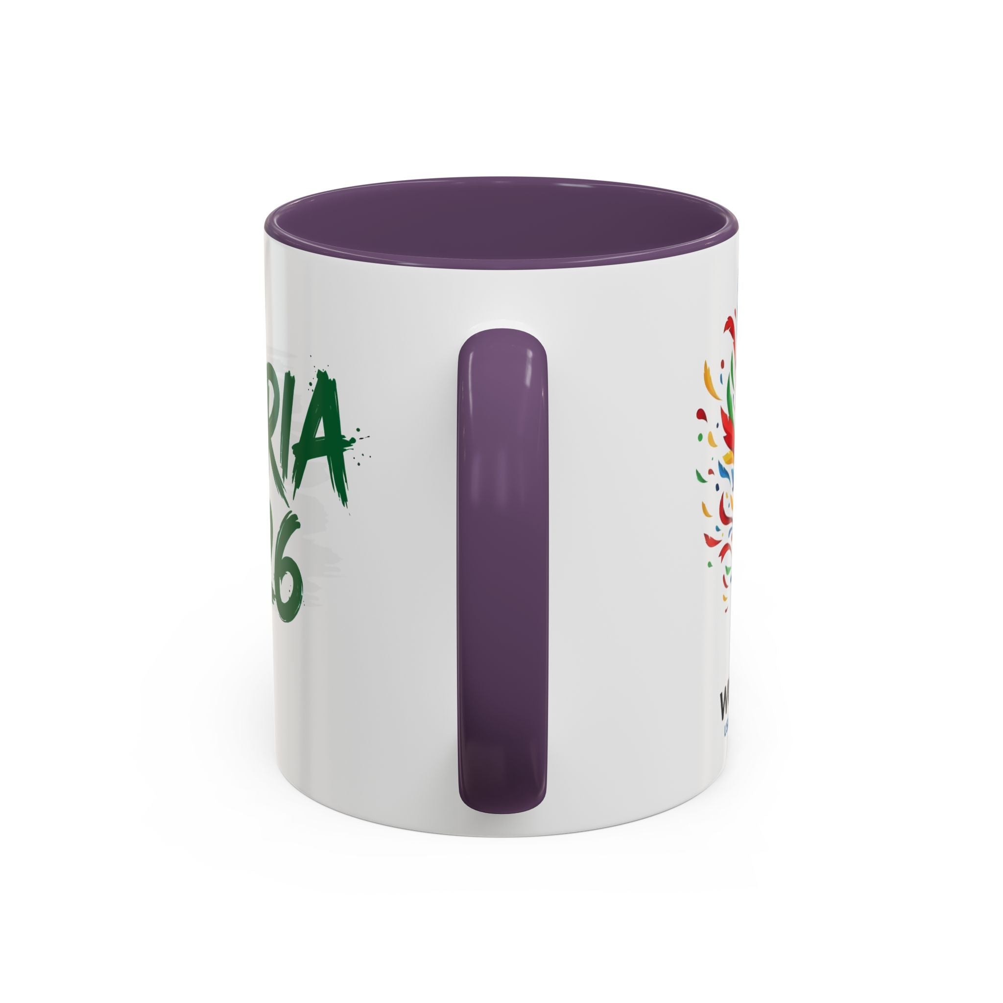 Algeria 2026 Soccer Logo Accent Coffee Mug | 11oz 15oz, Soccer World Cup 2026, Gifts for Dad