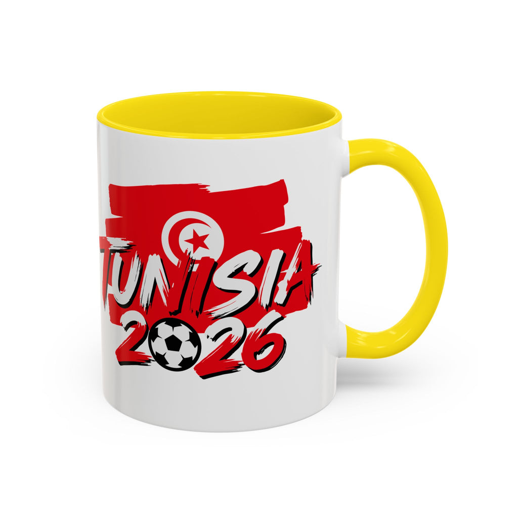 Tunisia 2026 Soccer Logo Mug | World Cup Fan Coffee Mug, Soccer World Cup 2026, Gift for Dad