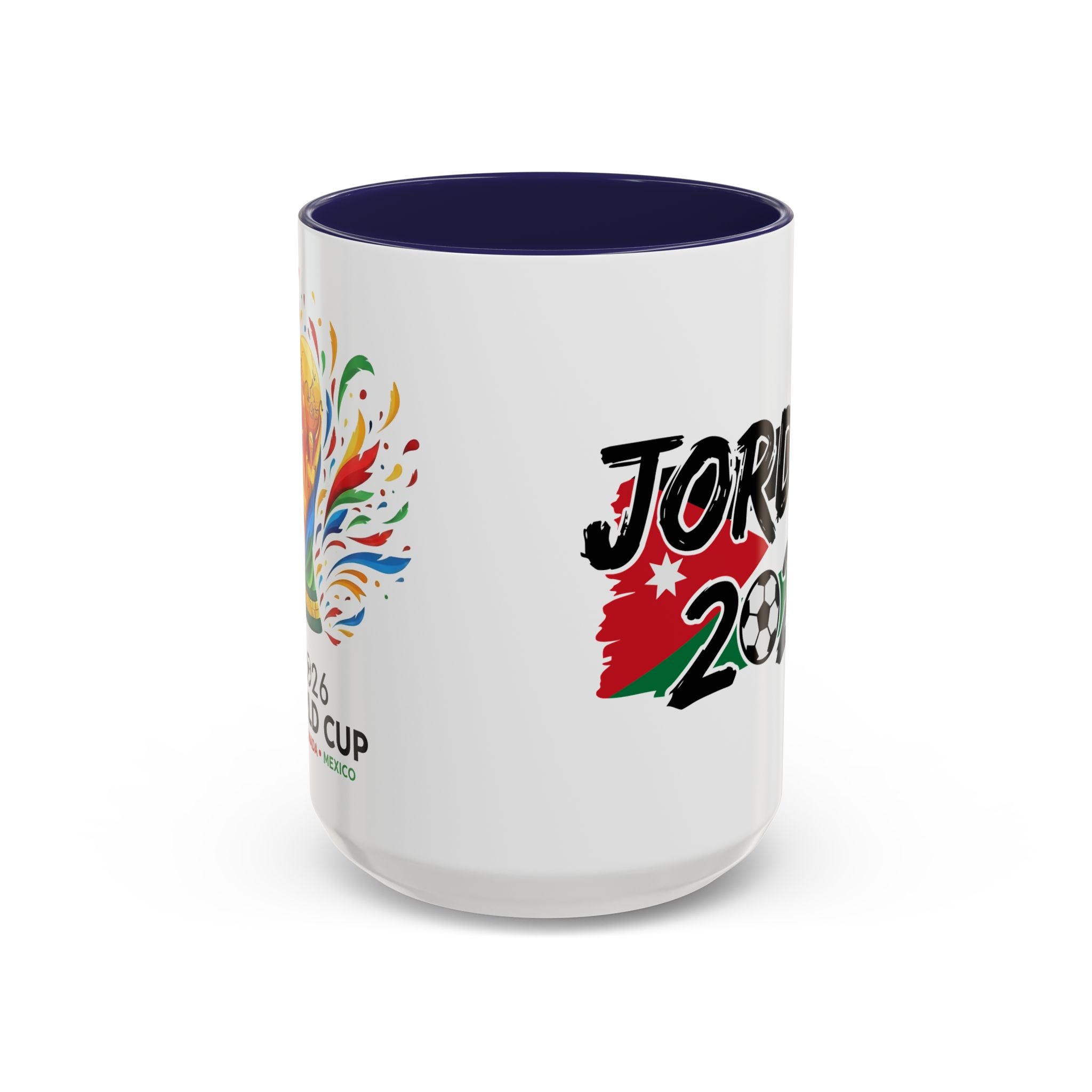 Jordan 2026 Soccer Logo Mug | Accent Coffee Mug 11oz 15oz, World Cup 2026, Gift for Dad