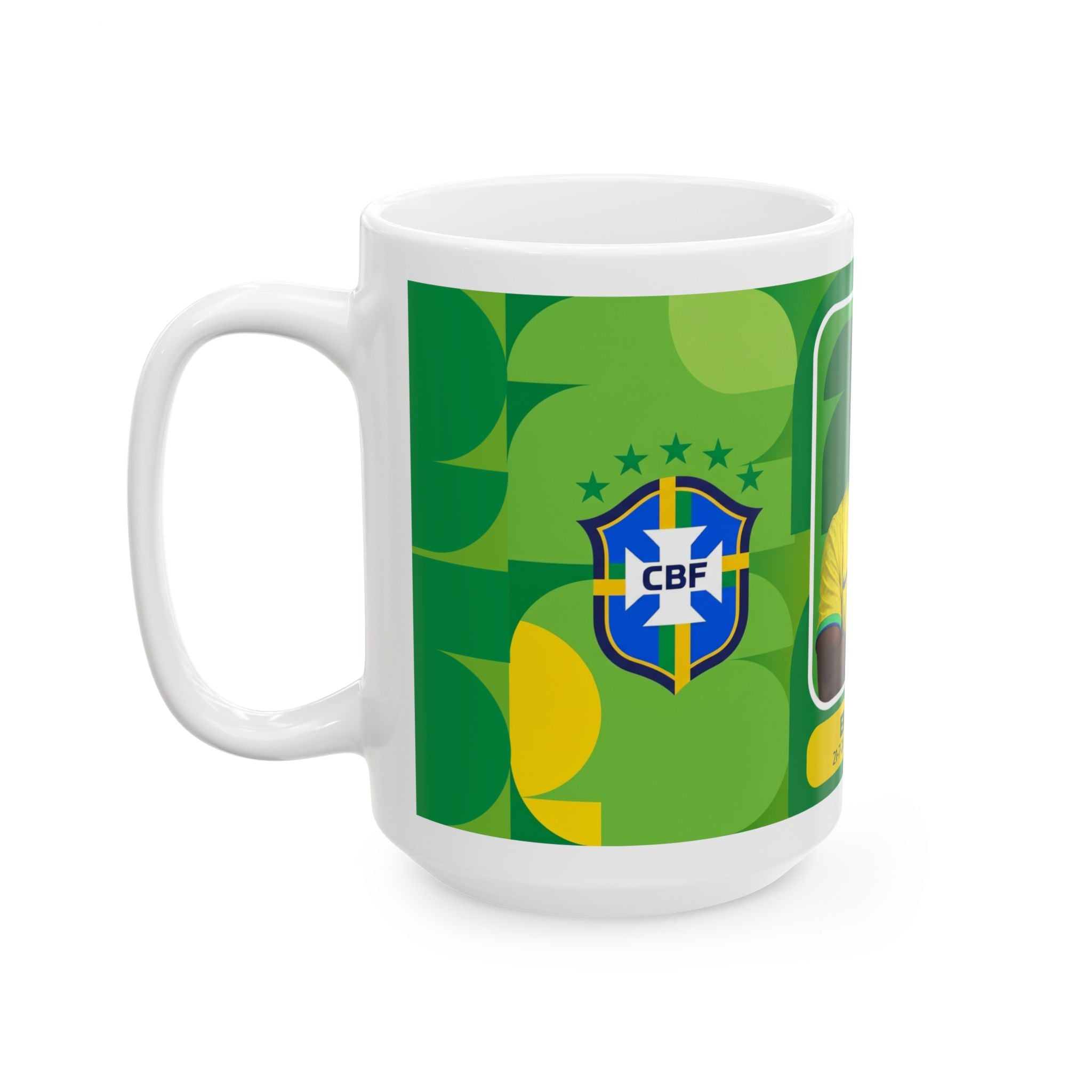 Brazil Soccer Player Endrick Ceramic Mug 11oz/15oz, World Cup 2026 Mugs