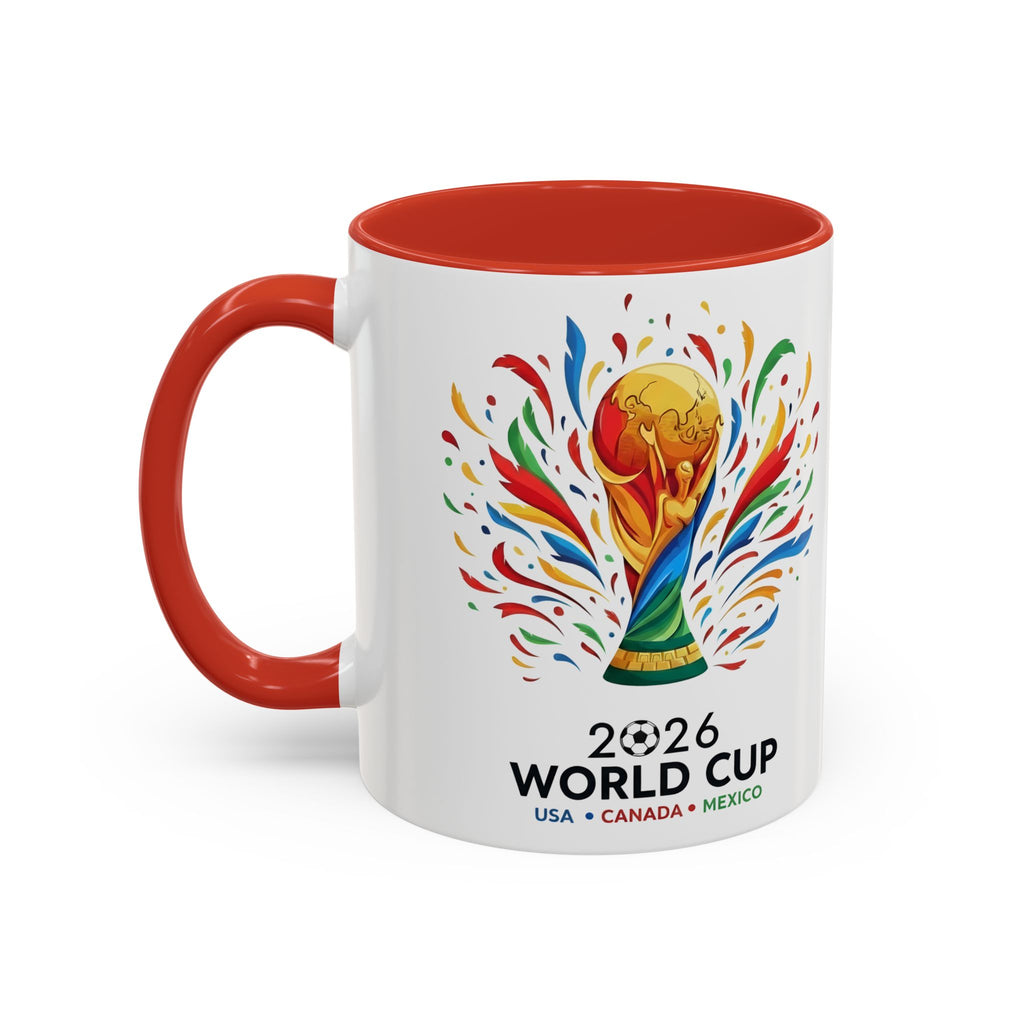 Senegal flag text mug | Accent Coffee Mug 11oz 15oz, Soccer World Cup 2026, Gift for Dad