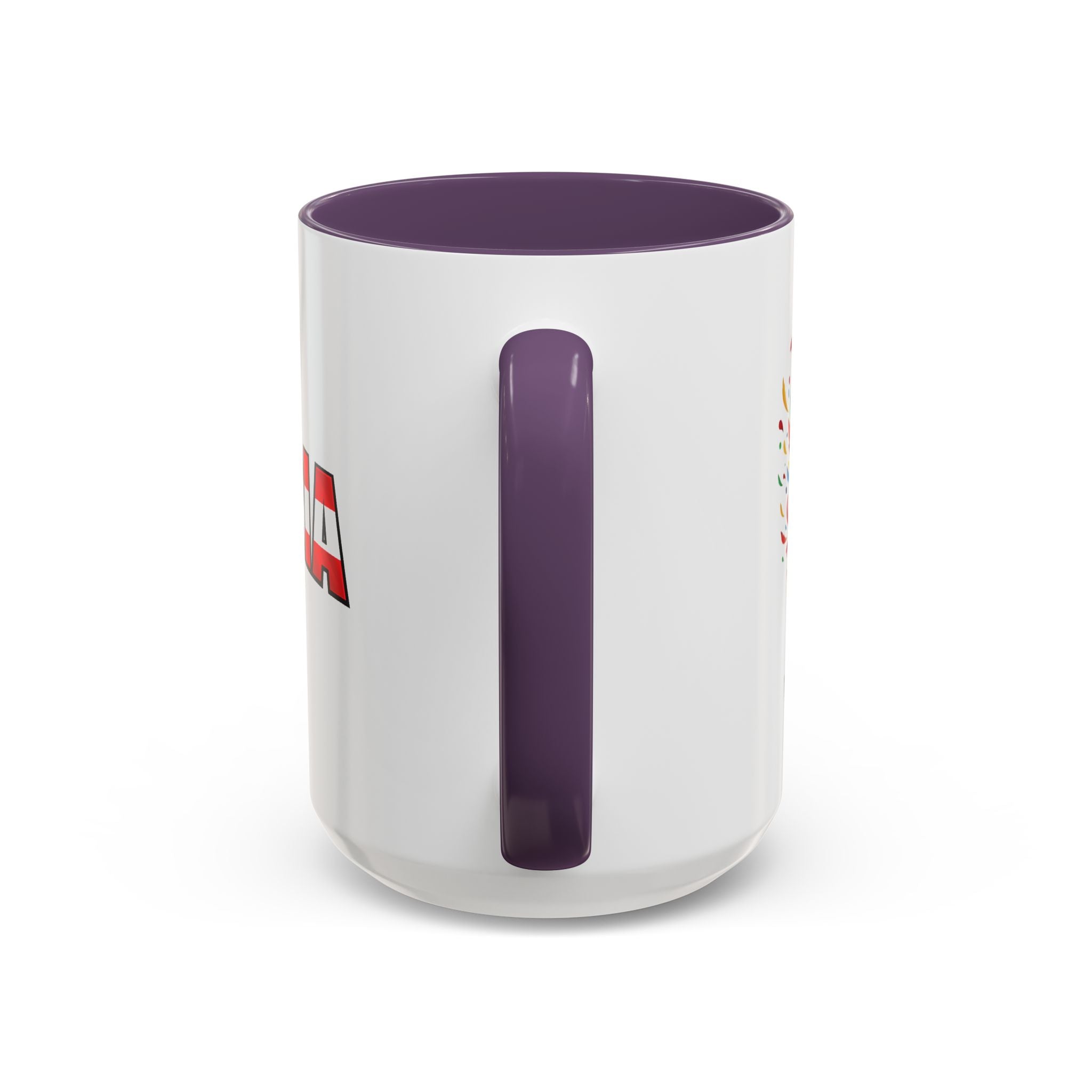 Austria Flag Text mug | Accent Coffee Mug (11/15oz)