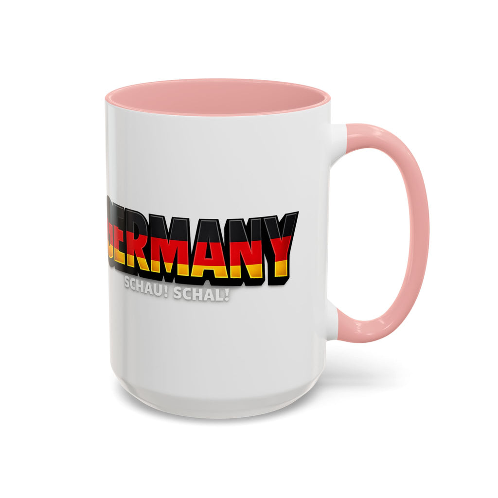 Germany flag text Mug | Accent Coffee Mug 11oz or 15oz, World Cup 2026, Gift for Dad