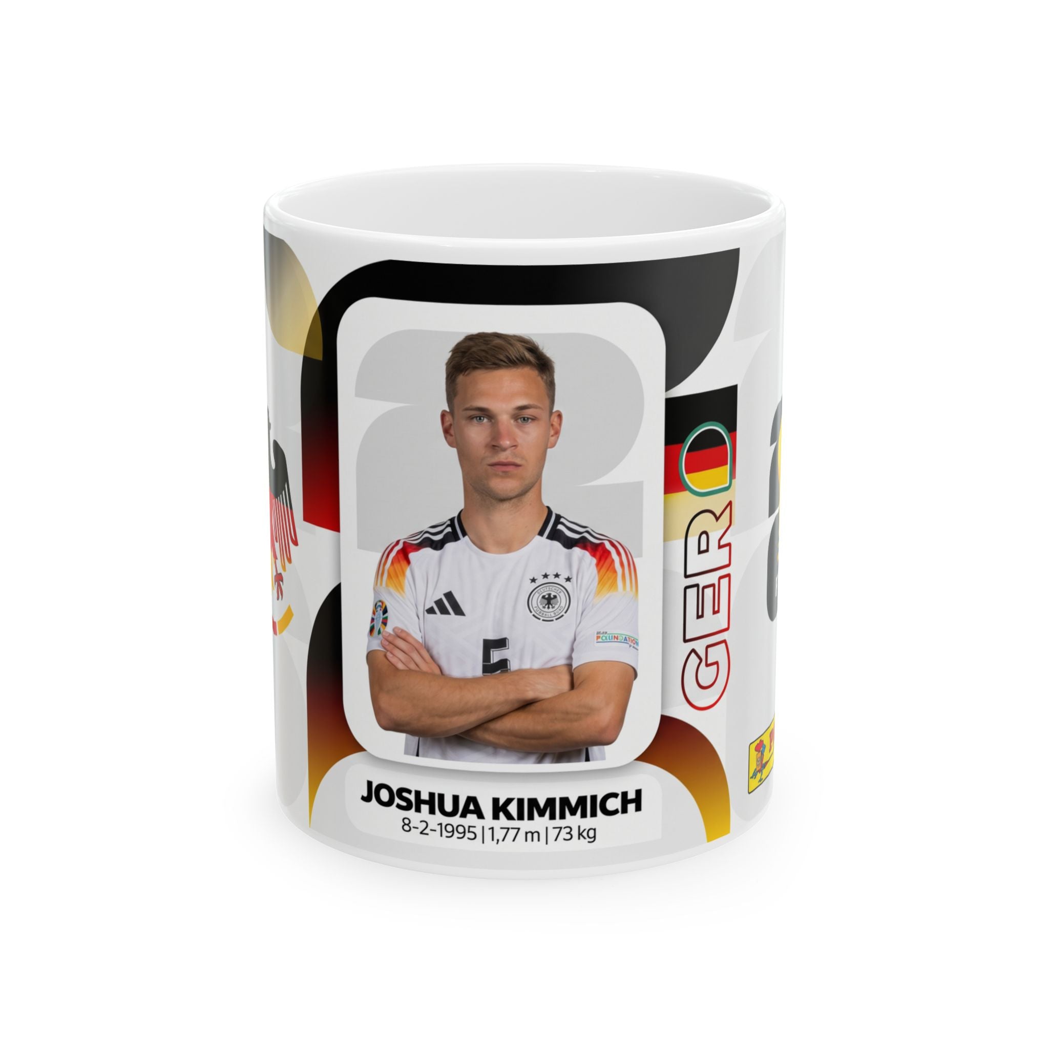 Germany Soccer Player Joshua Kimmich Mug – Ceramic Coffee Mug (11oz/15oz), World Cup 2026 Mugs
