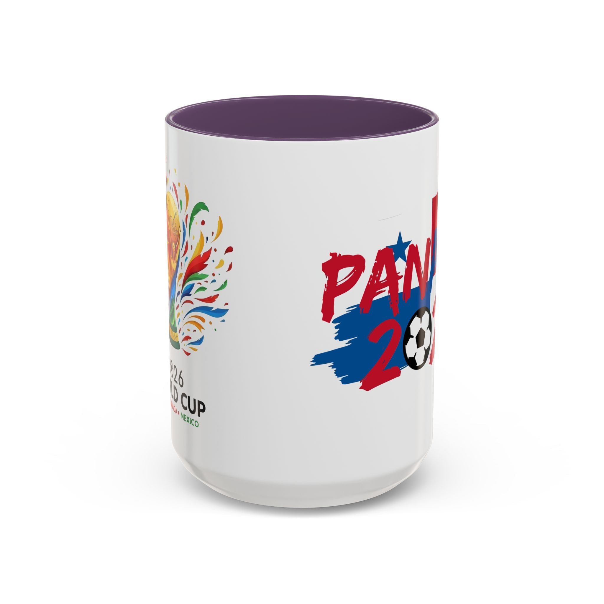Panama 2026 Soccer Logo Accent Mug | 11oz 15oz, World Cup 2026, Gift for Dad