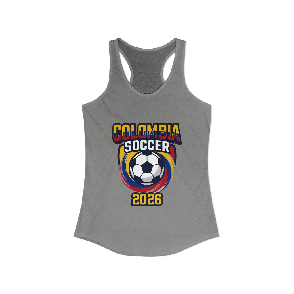 Colombia World Cup 2026 Racerback Tank | Colombia Soccer Tank Top, Mother's Day Sale
