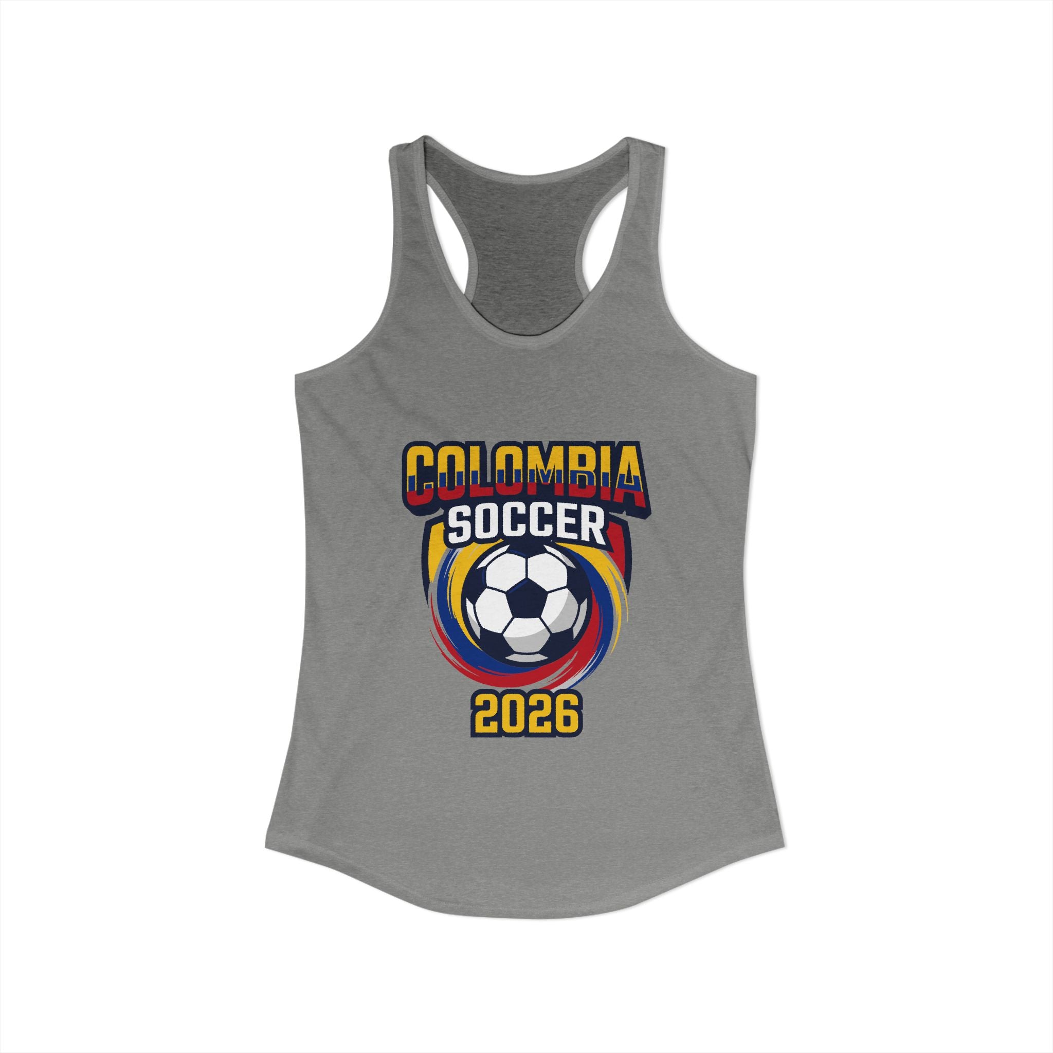 Colombia World Cup 2026 Racerback Tank | Colombia Soccer Tank Top, Mother's Day Sale