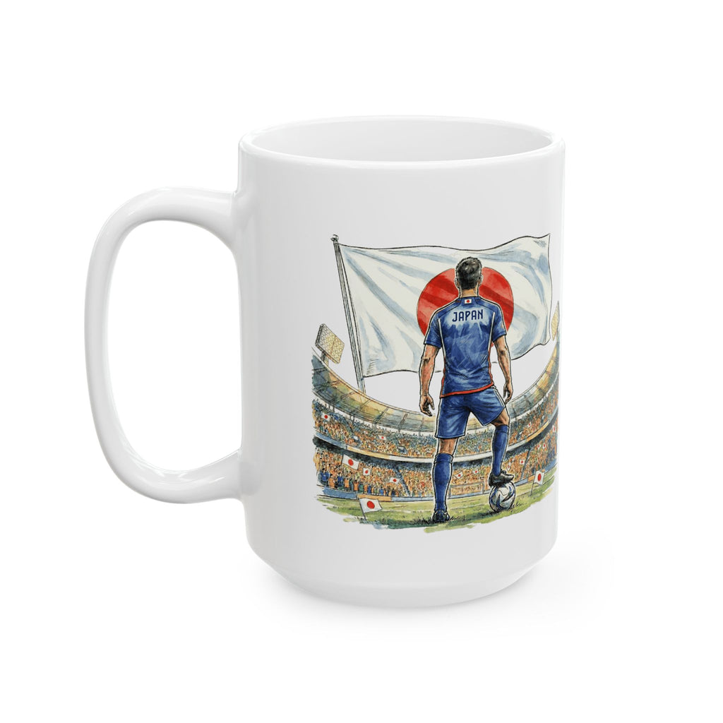 Japan World Cup 2026 Mug, Ceramic Cup, Japan Flag, Gift For Soccer Fan
