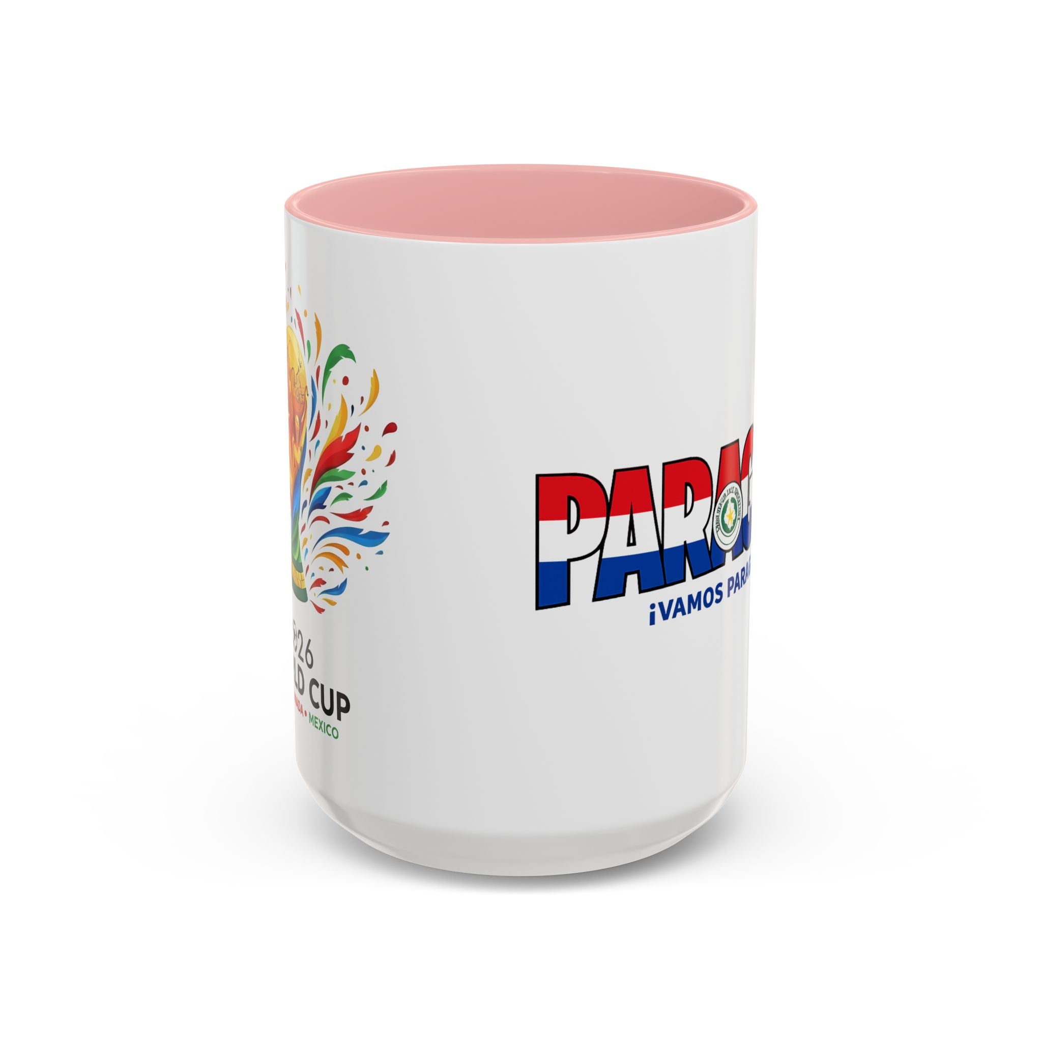 Paraguay Vamos Paraguay Mug | Accent Coffee Mug 11oz or 15oz, Soccer World Cup 2026, Gifts for Dad