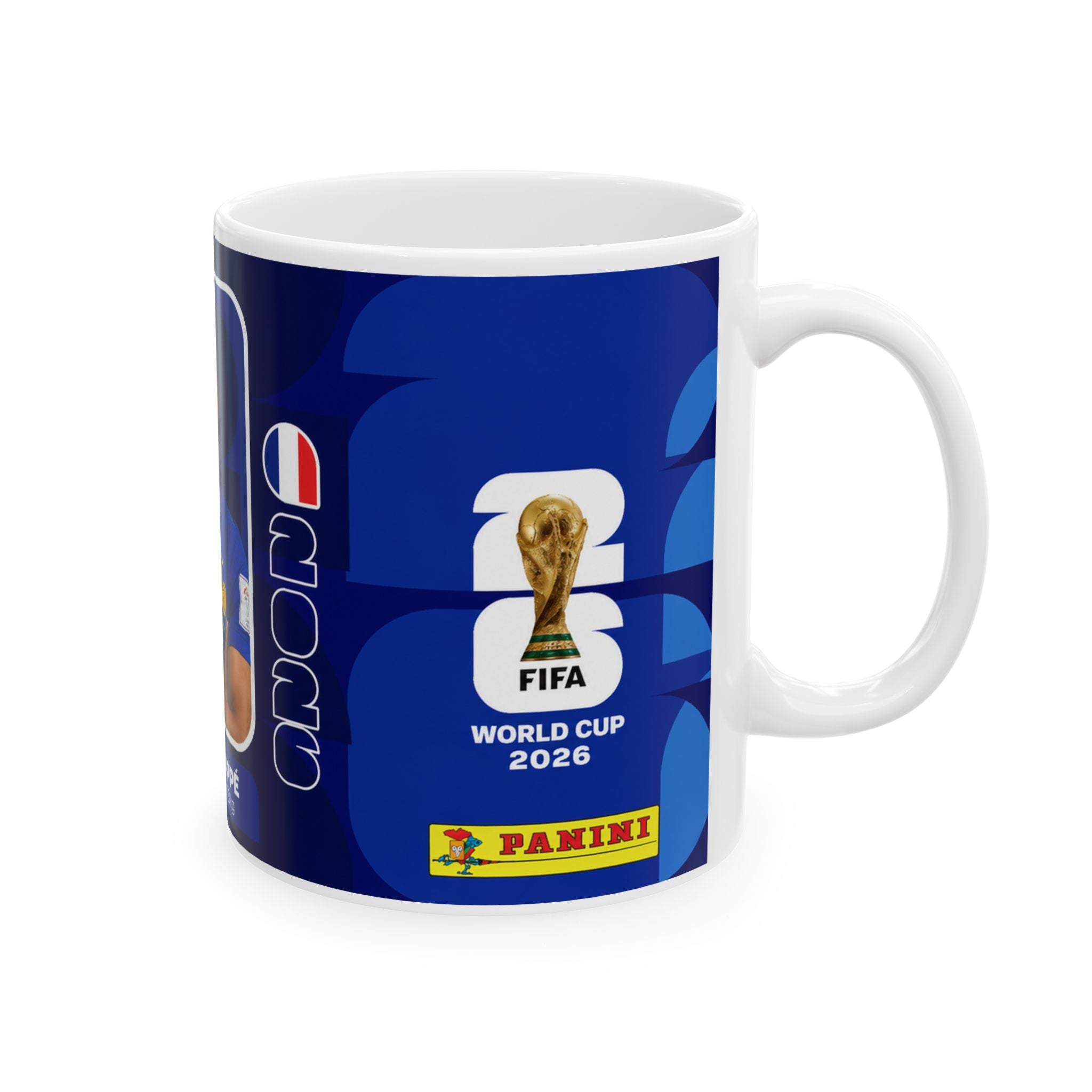 Kylian Mbappé France Football Mug –  Ceramic Coffee Cup (11oz/15oz), World Cup 2026 Mugs
