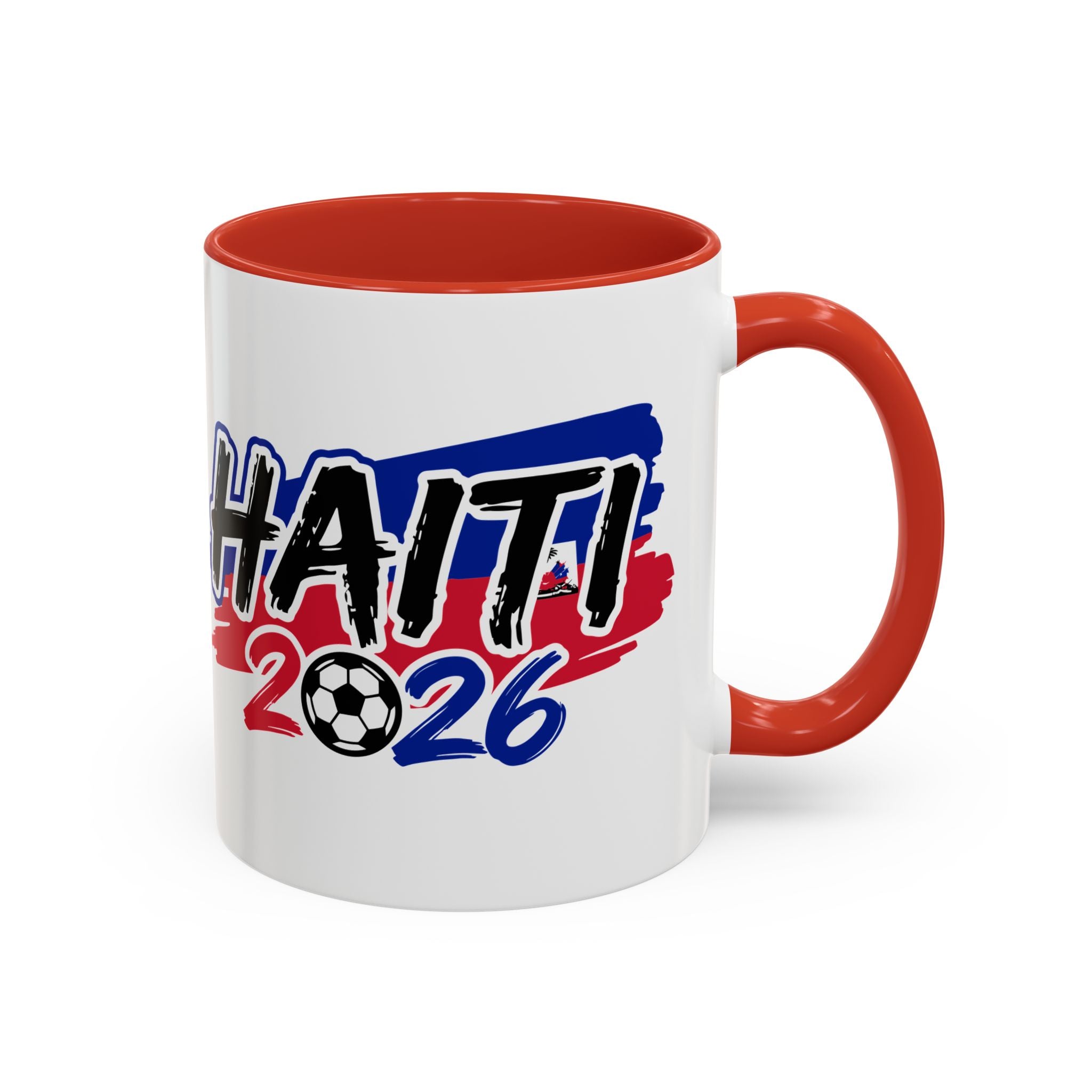 Haiti 2026 Soccer Graphic Mug | Accent Coffee Mug,Soccer World Cup 2026, Gift for Dad