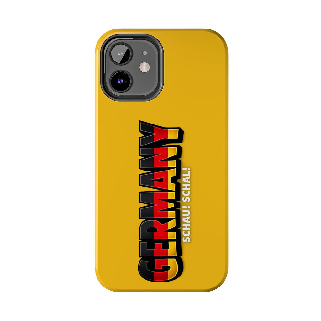 Germany Text Phone Case | Soccer Fan Phone Case, Protective, Glossy, World Cup 2026