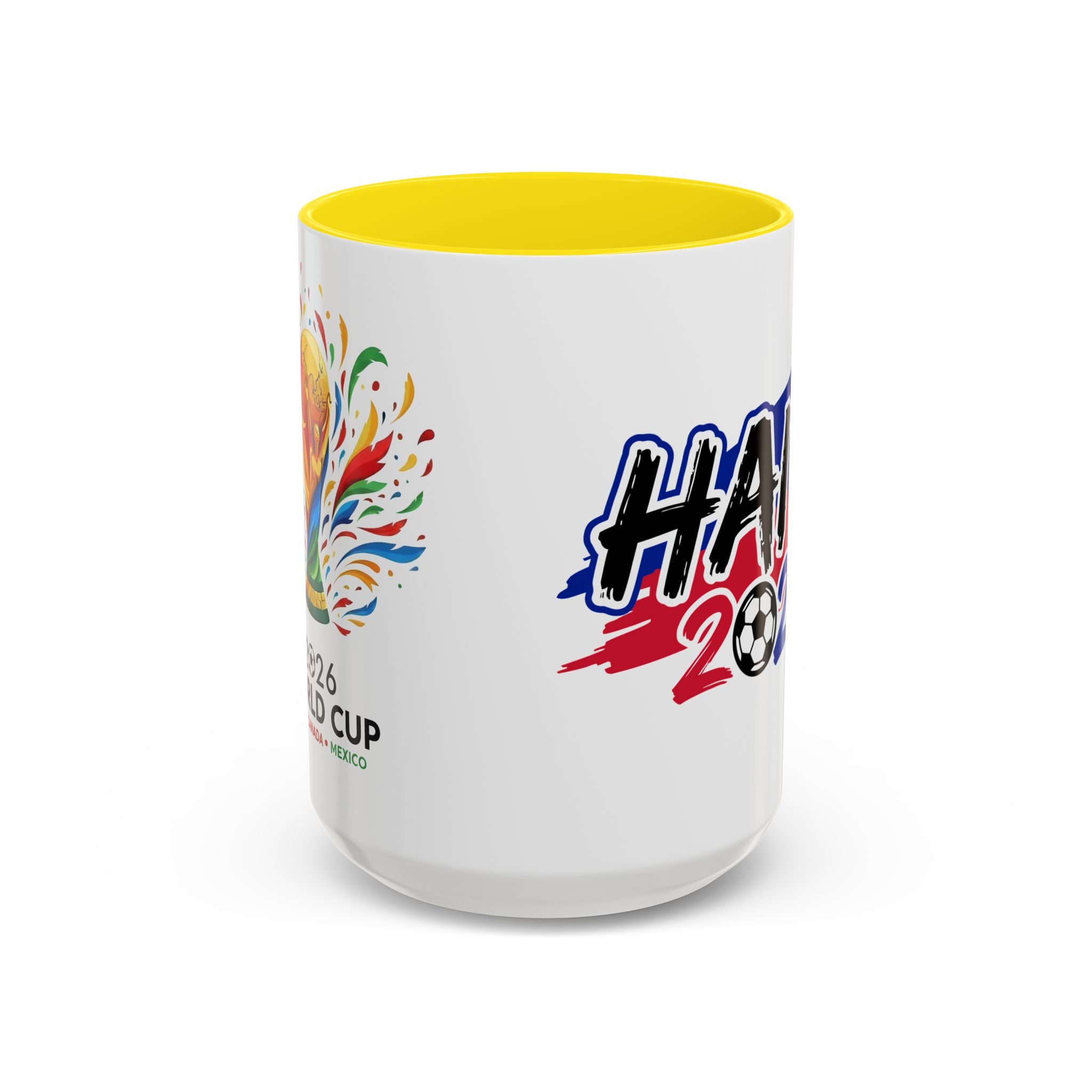 Haiti 2026 Soccer Graphic Mug | Accent Coffee Mug,Soccer World Cup 2026, Gift for Dad