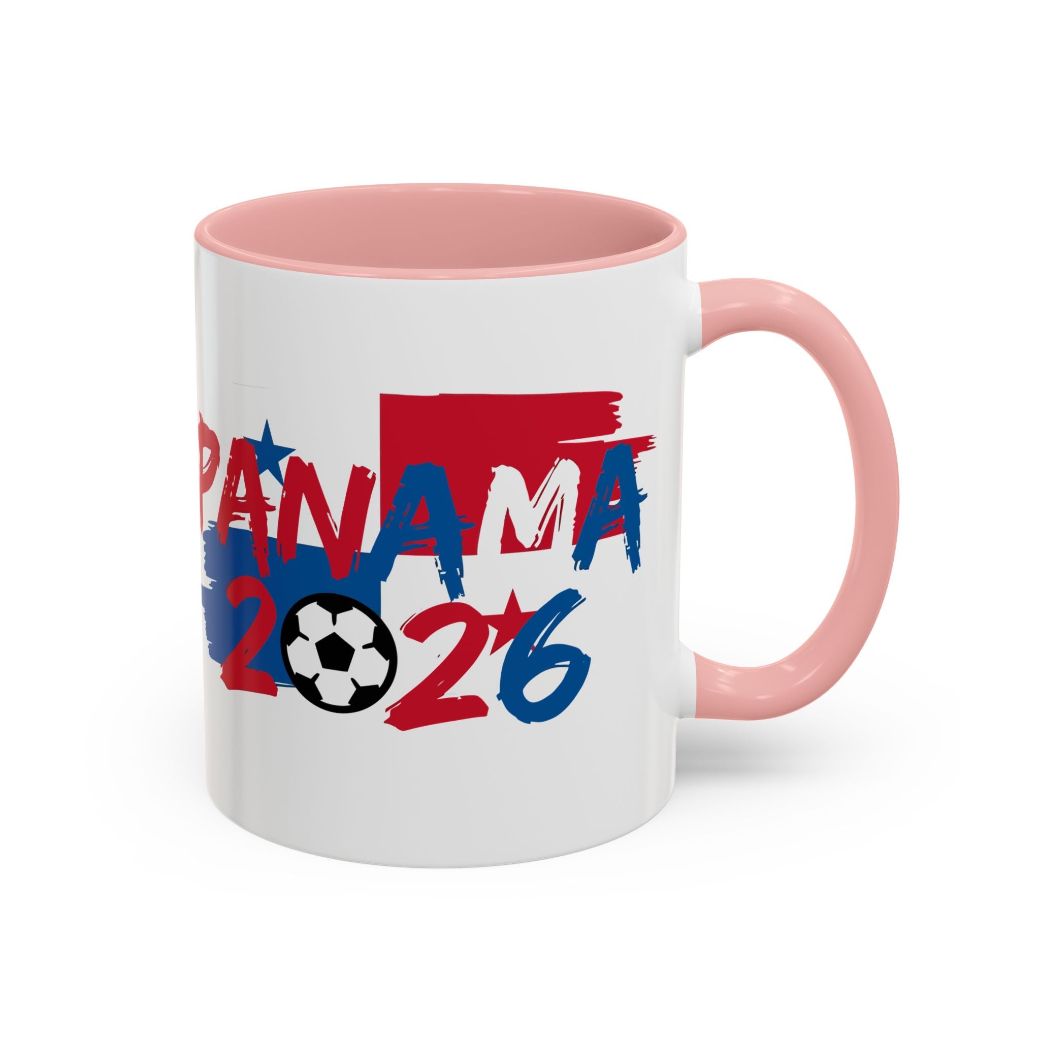 Panama 2026 Soccer Logo Accent Mug | 11oz 15oz, World Cup 2026, Gift for Dad