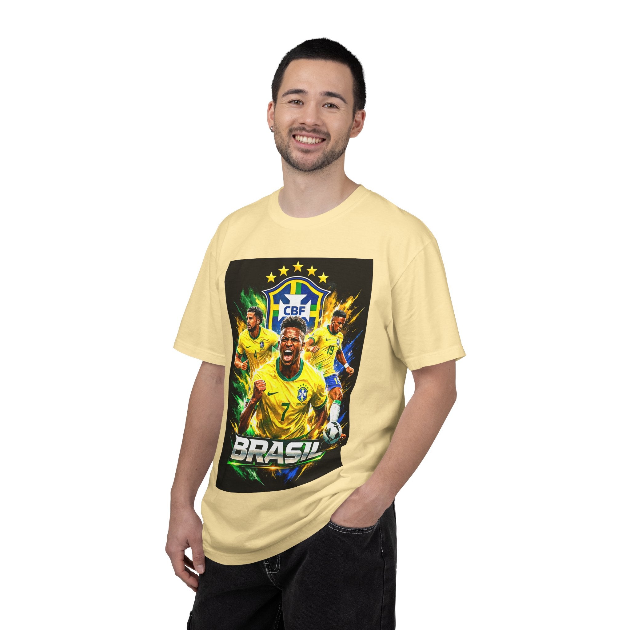 Brazil Soccer Players T-Shirt | 2026 World Cup Back Design, Brasil Flag, Gift for him, Collectible