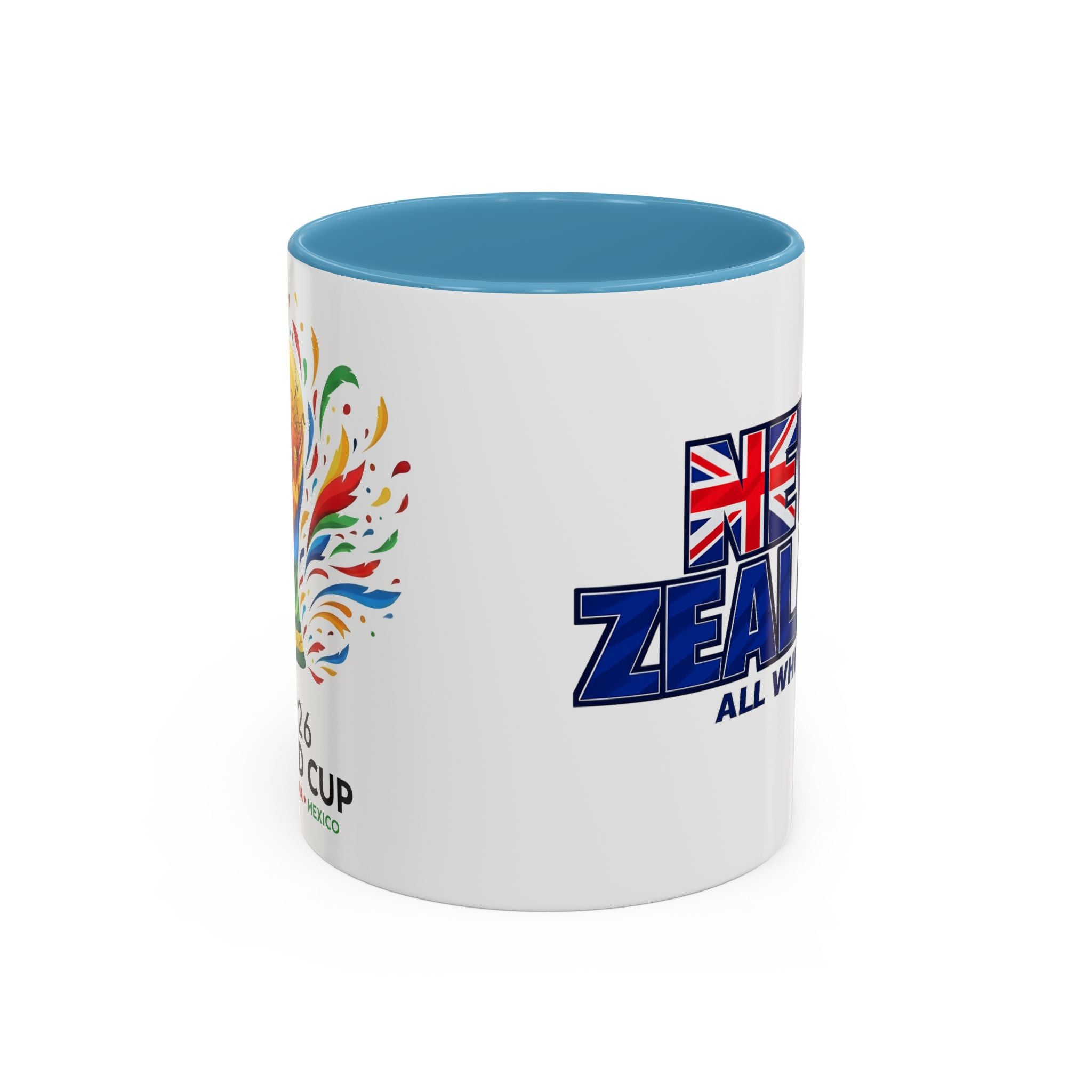 New Zealand All Whites Coffee Mug | Accent 11/15oz, World Cup 2026, Gift for Dad