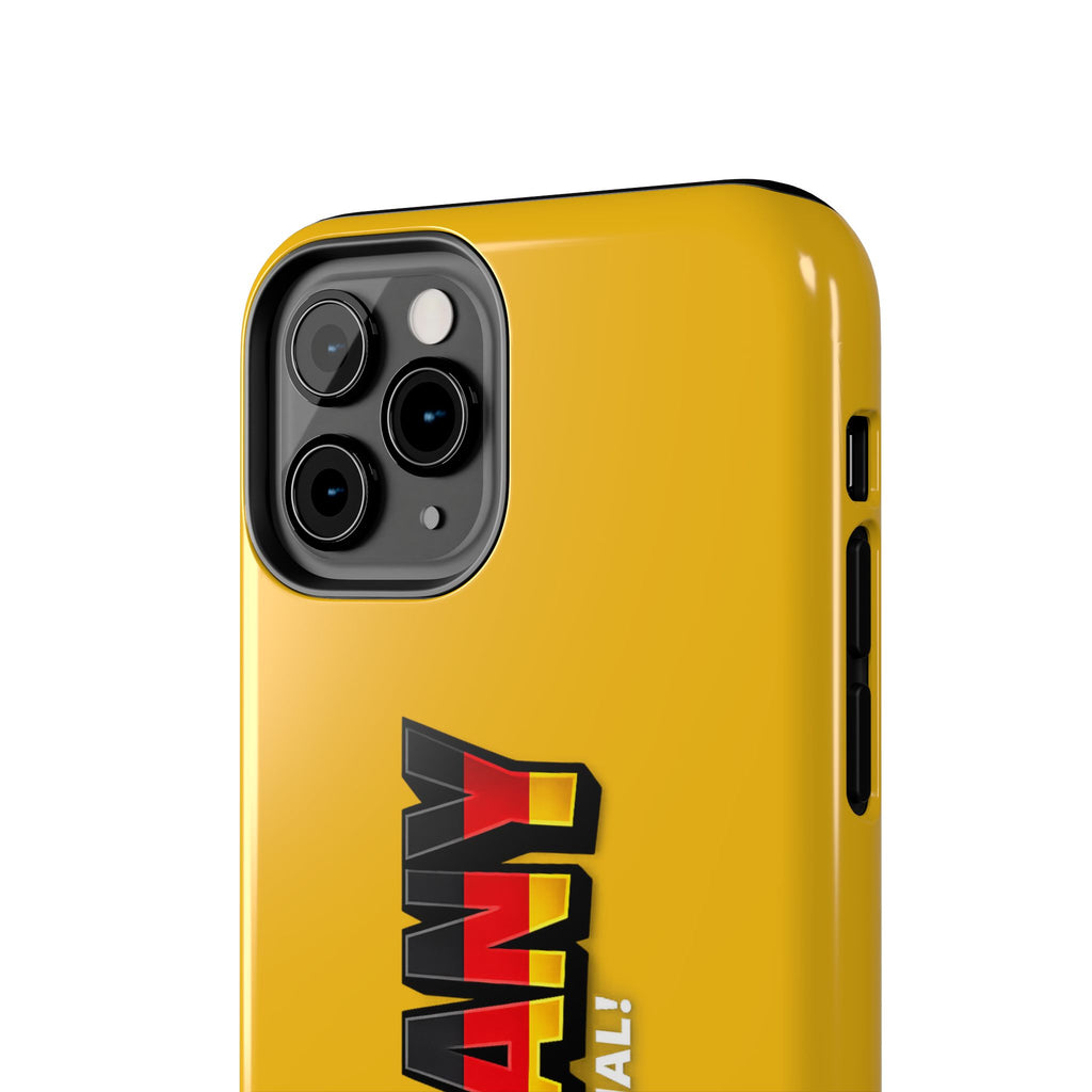 Germany Text Phone Case | Soccer Fan Phone Case, Protective, Glossy, World Cup 2026