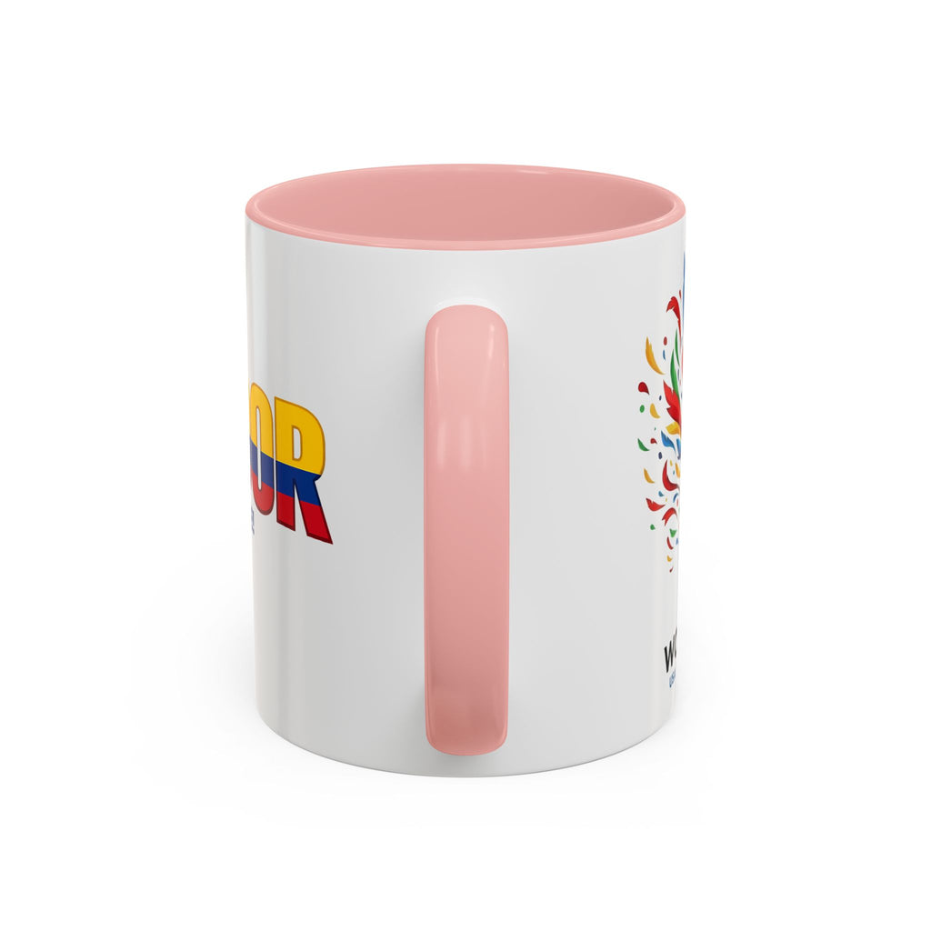 Ecuador Flag Text mug | Accent Coffee Mug (11/15oz), World Cup 2026, Gift for Dad, Father Day