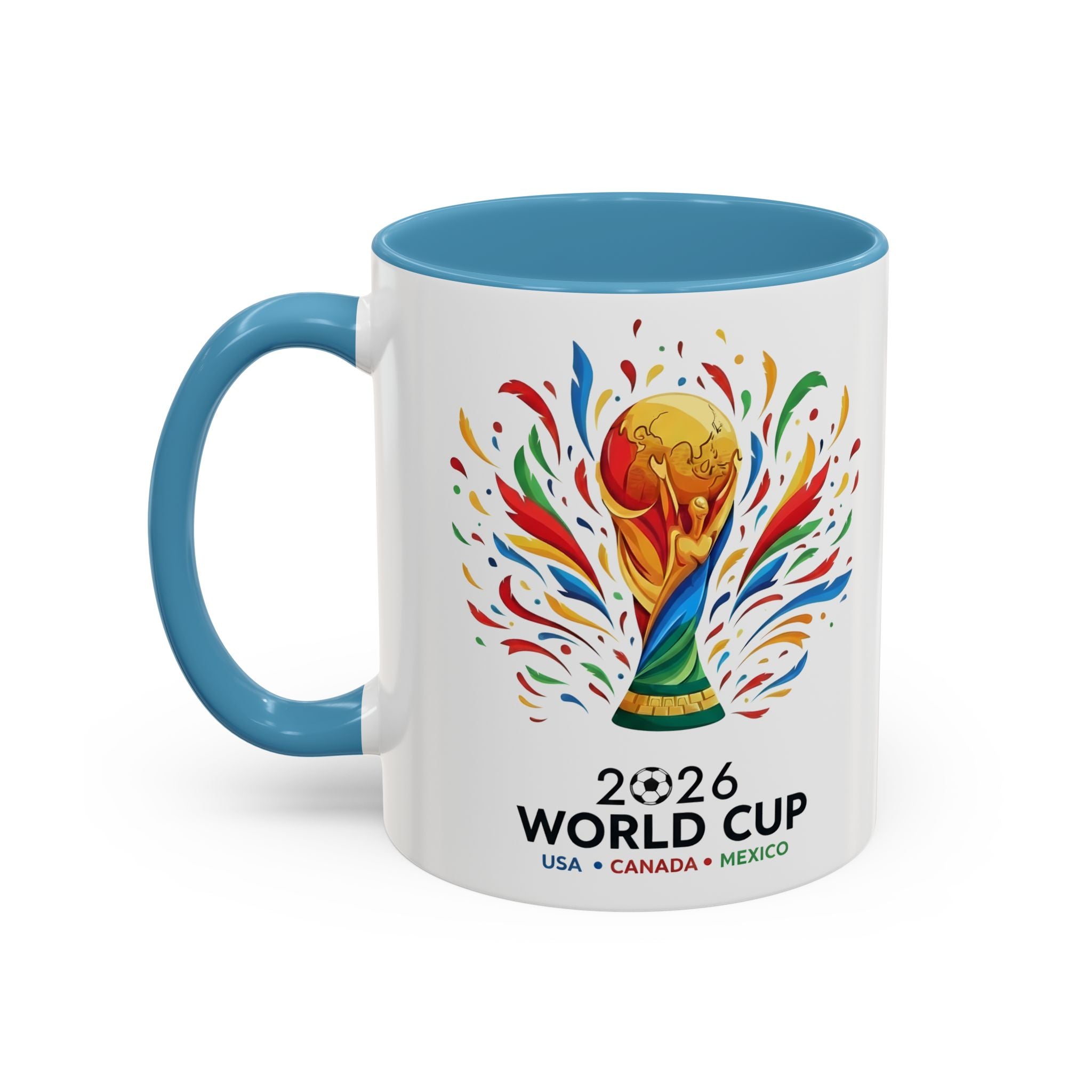 Uzbekistan Flag Typography Coffee Mug | Accent 11oz/15oz, Soccer World Cup 2026, Gift for Dad