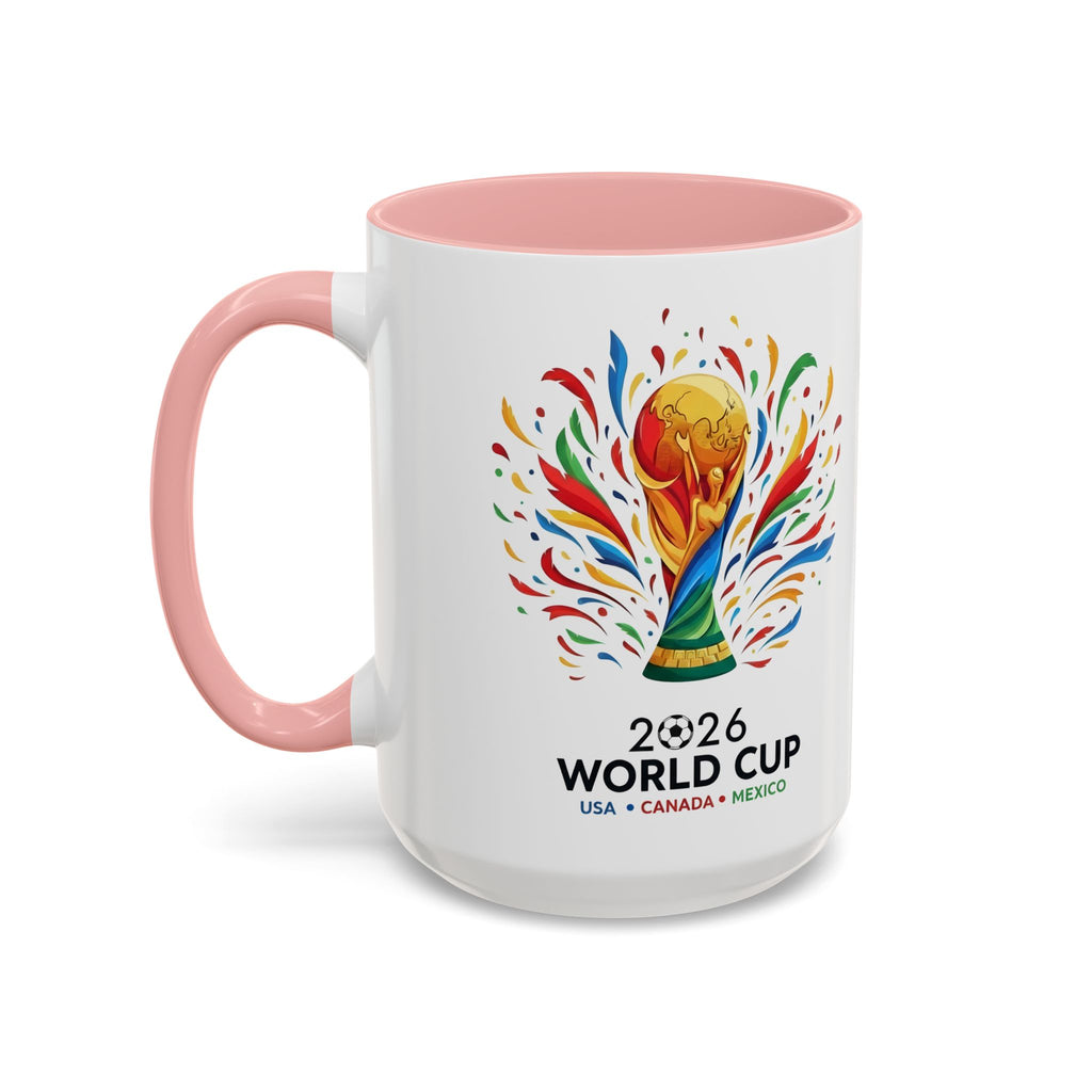 South Africa 2026 Soccer Flag Accent Coffee Mug | 11oz 15oz, Soccer World Cup 2026, Gift for Dad