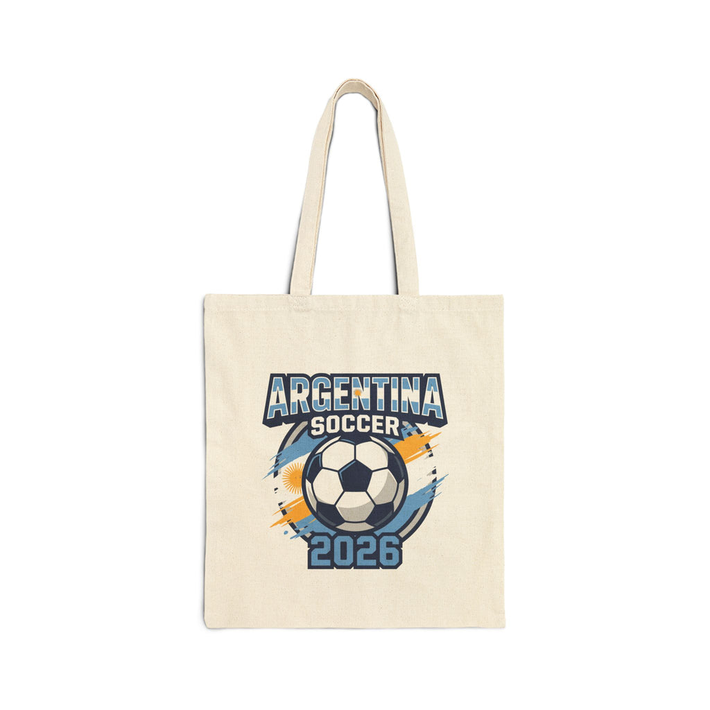Argentina Soccer 2026 Tote Bag,  World Cup Football Design, Mother's Day Gift