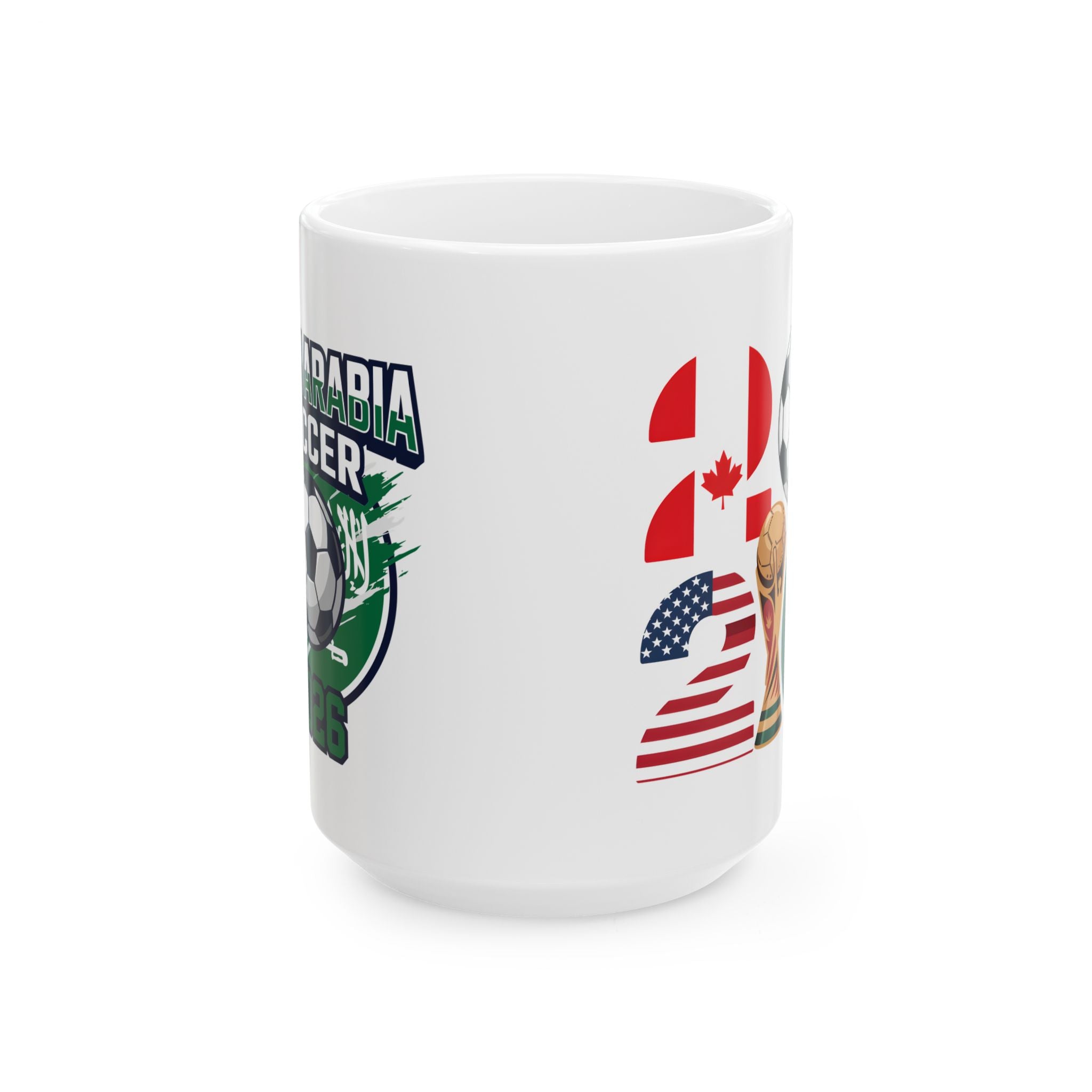 Saudi Arabia Soccer Mug, World Cup 2026 Coffee Mugs, Saudi Arabia Flag, Gift For Dad