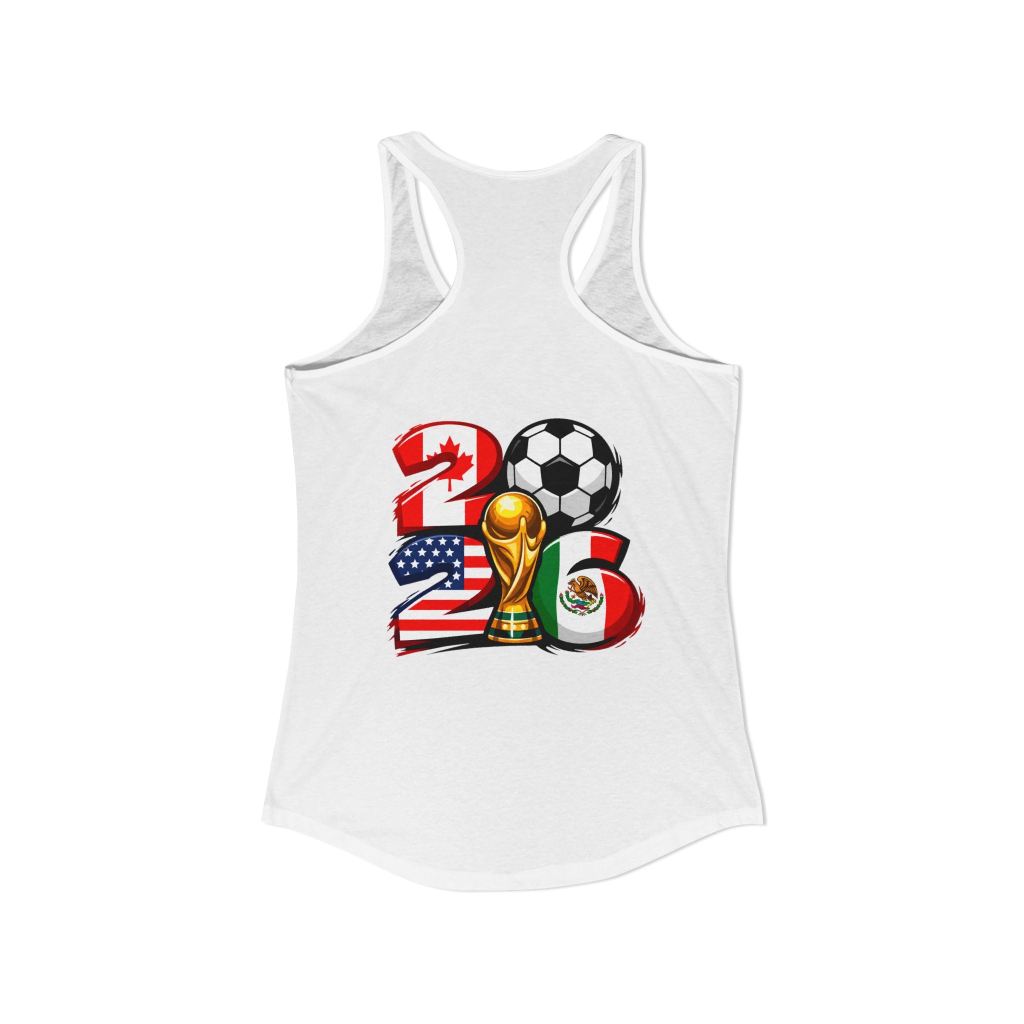 Ecuador World Cup 2026 Women's Tank Top — Mother's Day Soccer Fan Racerback