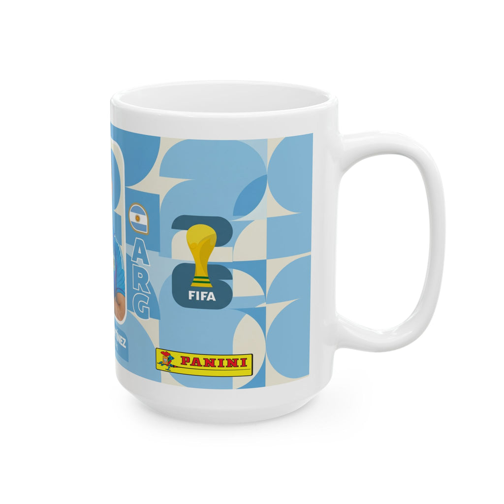 Argentina Soccer Player Emiliano Martínez Ceramic Mug (11oz, 15oz), World Cup 2026 Mugs