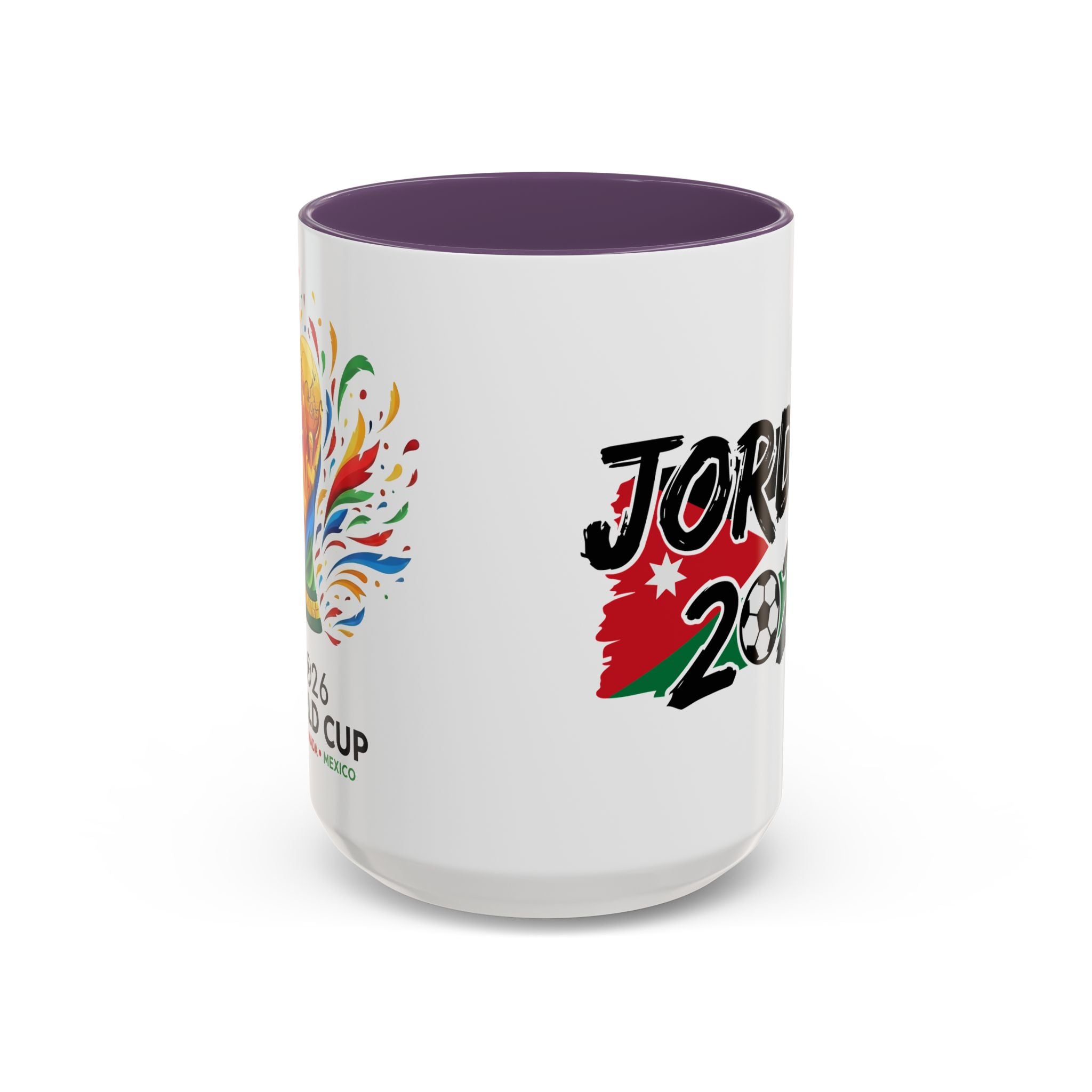Jordan 2026 Soccer Logo Mug | Accent Coffee Mug 11oz 15oz, World Cup 2026, Gift for Dad